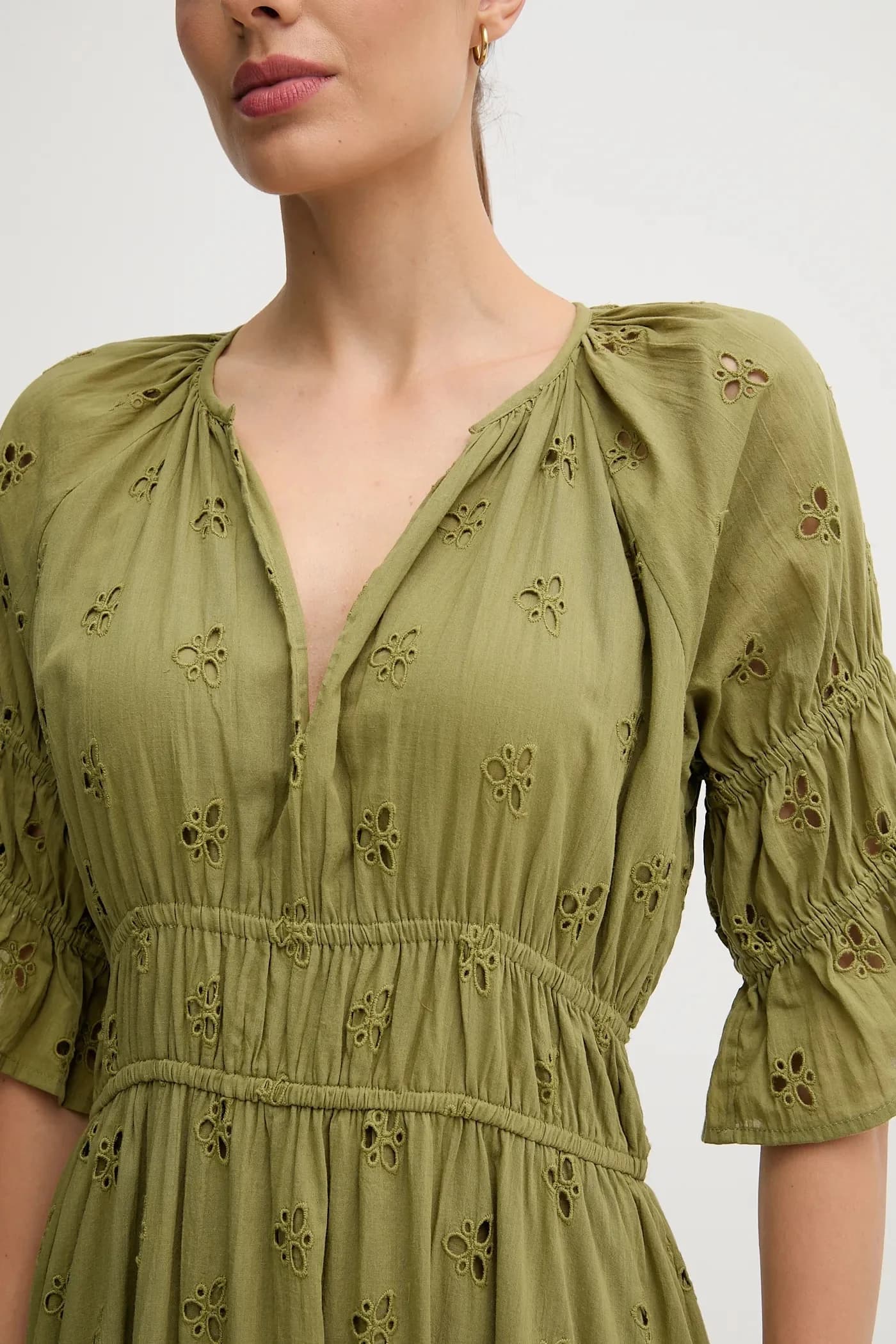 Хлопковое платье - фото 5