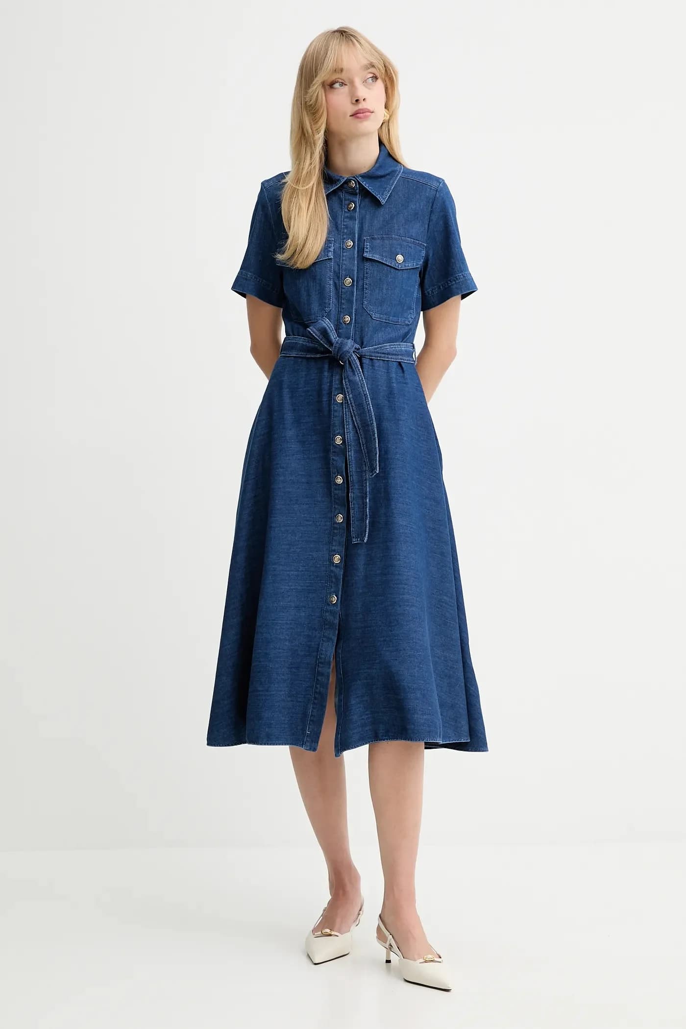 Джинсовое платье