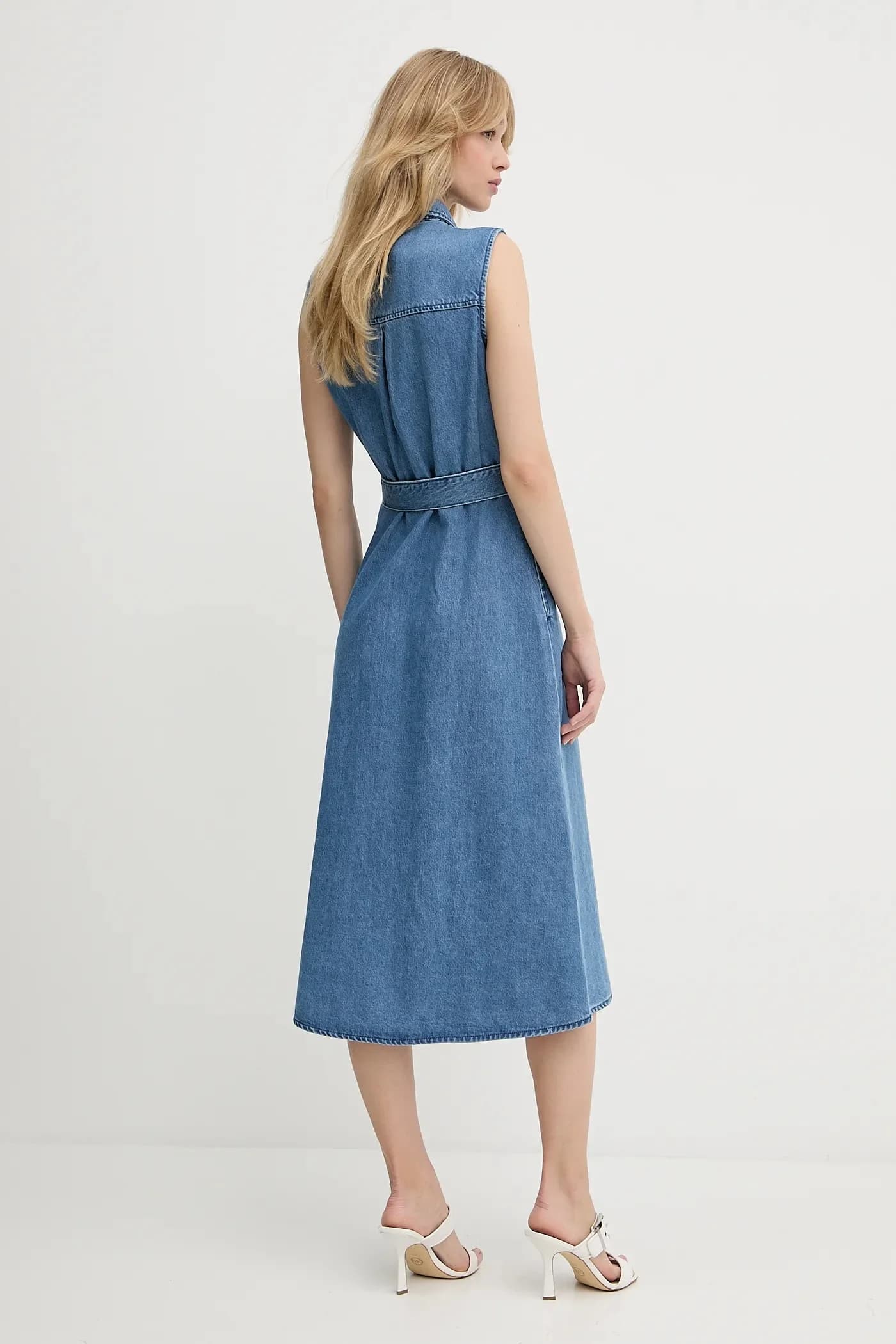 Джинсовое платье - фото 3