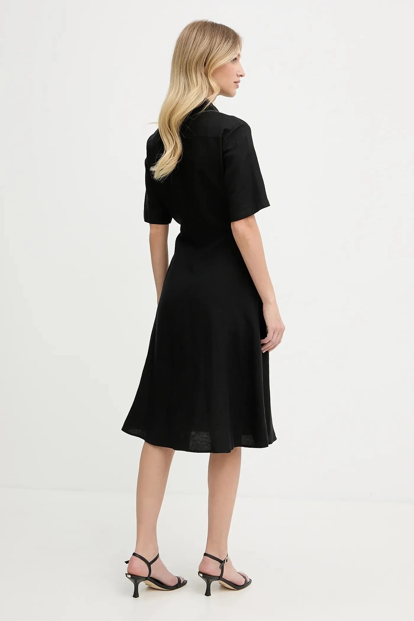 Льняное платье - фото 2