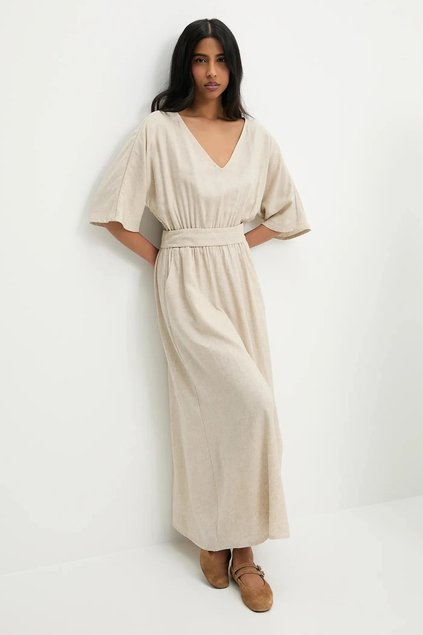 Платье из смесового льна - фото 2