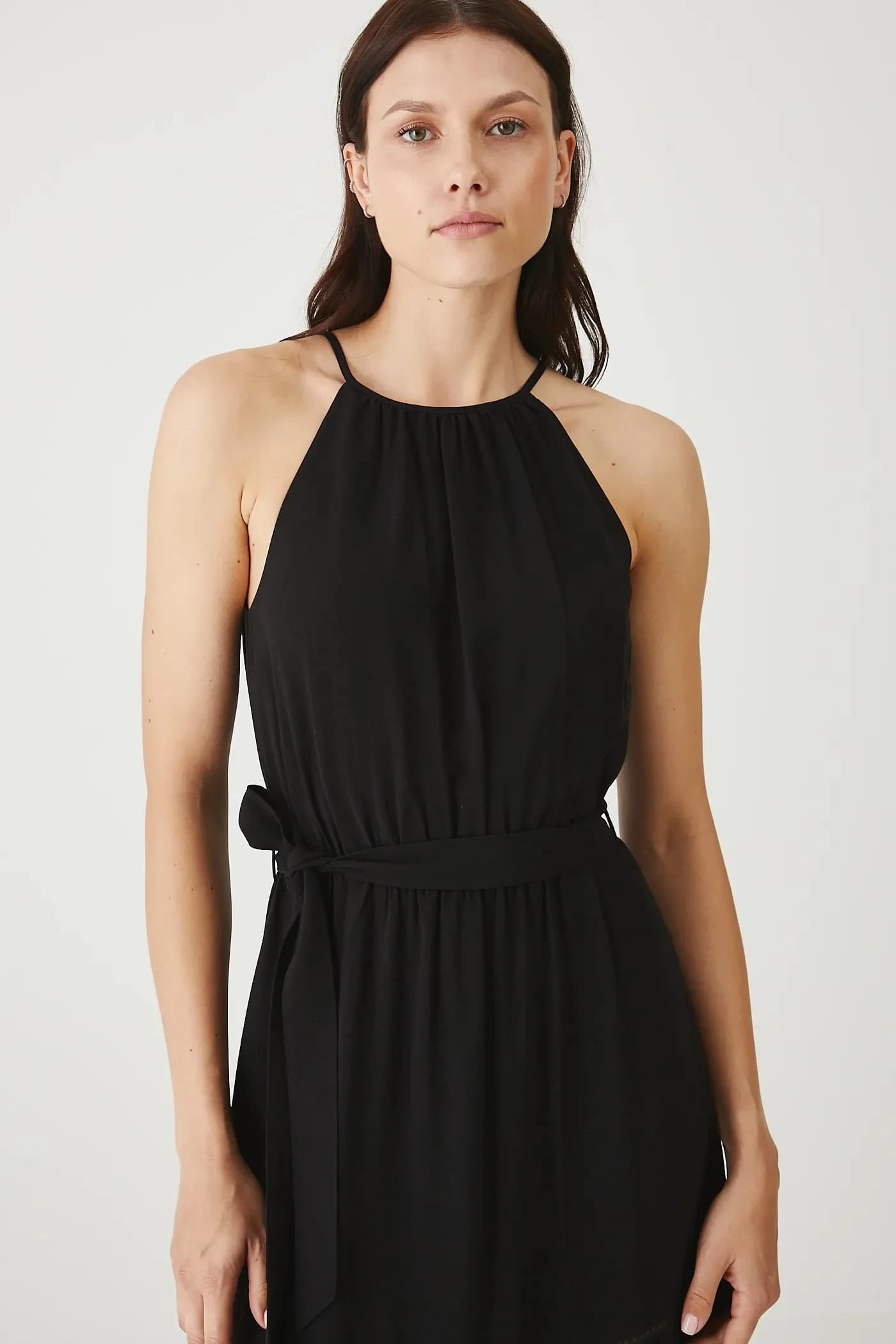 Платье из смесового льна - фото 4