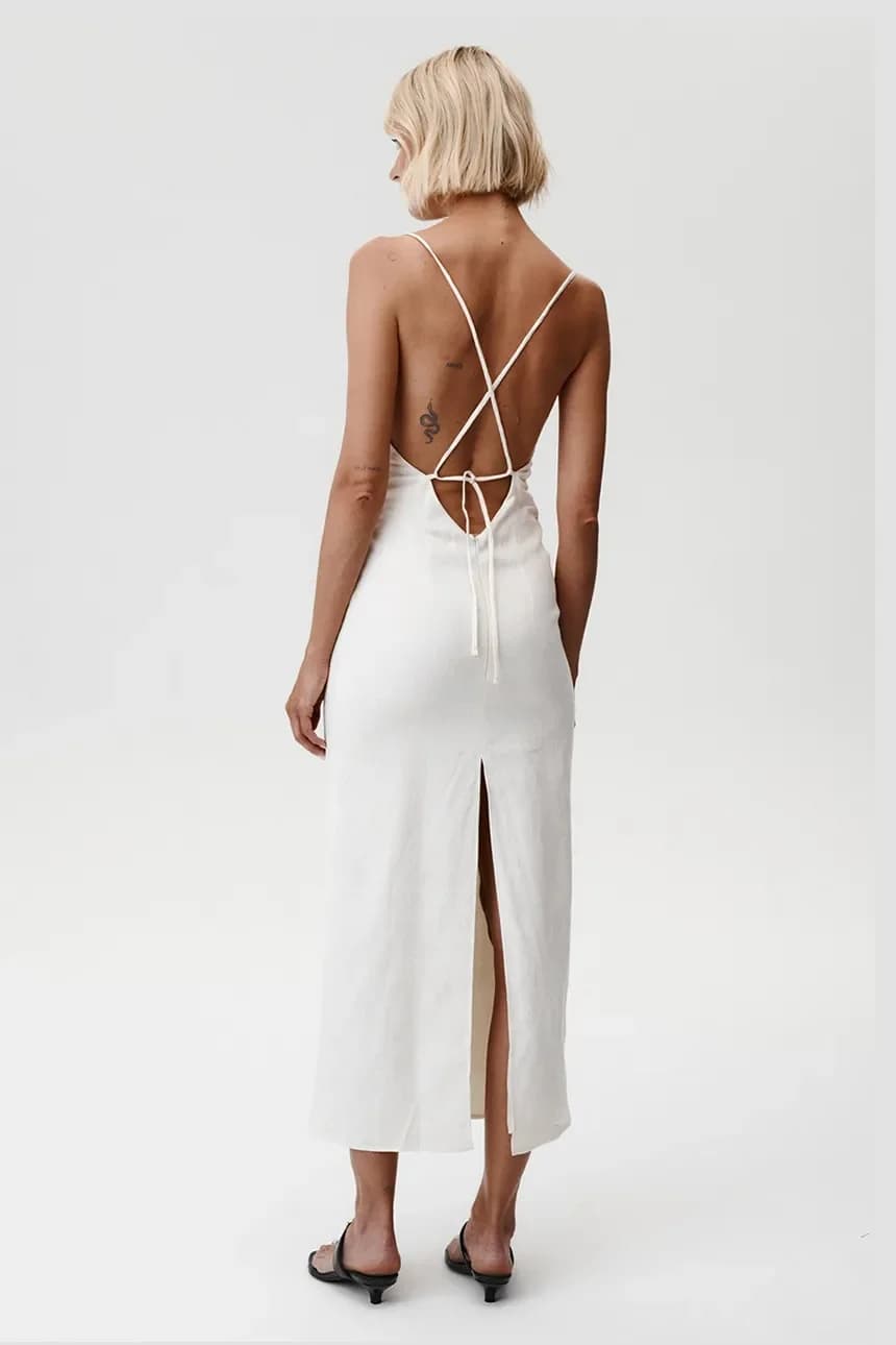 Платье Havana Dress льняное платье - фото 3