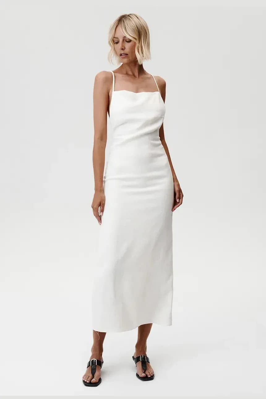 Платье Havana Dress льняное платье - фото 4