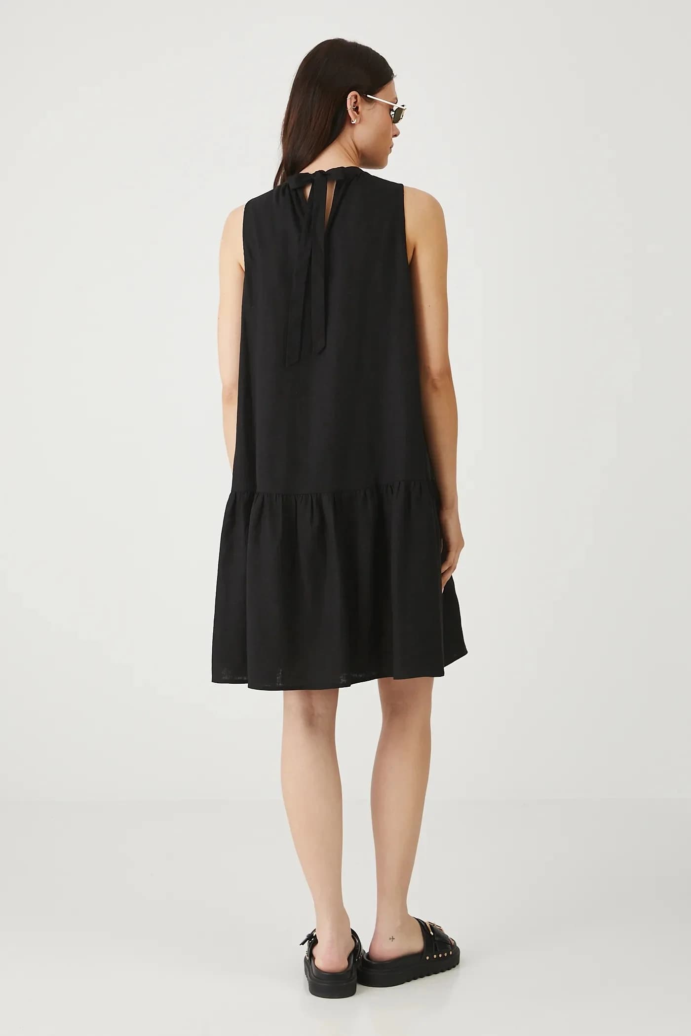 Льняное платье - фото 3