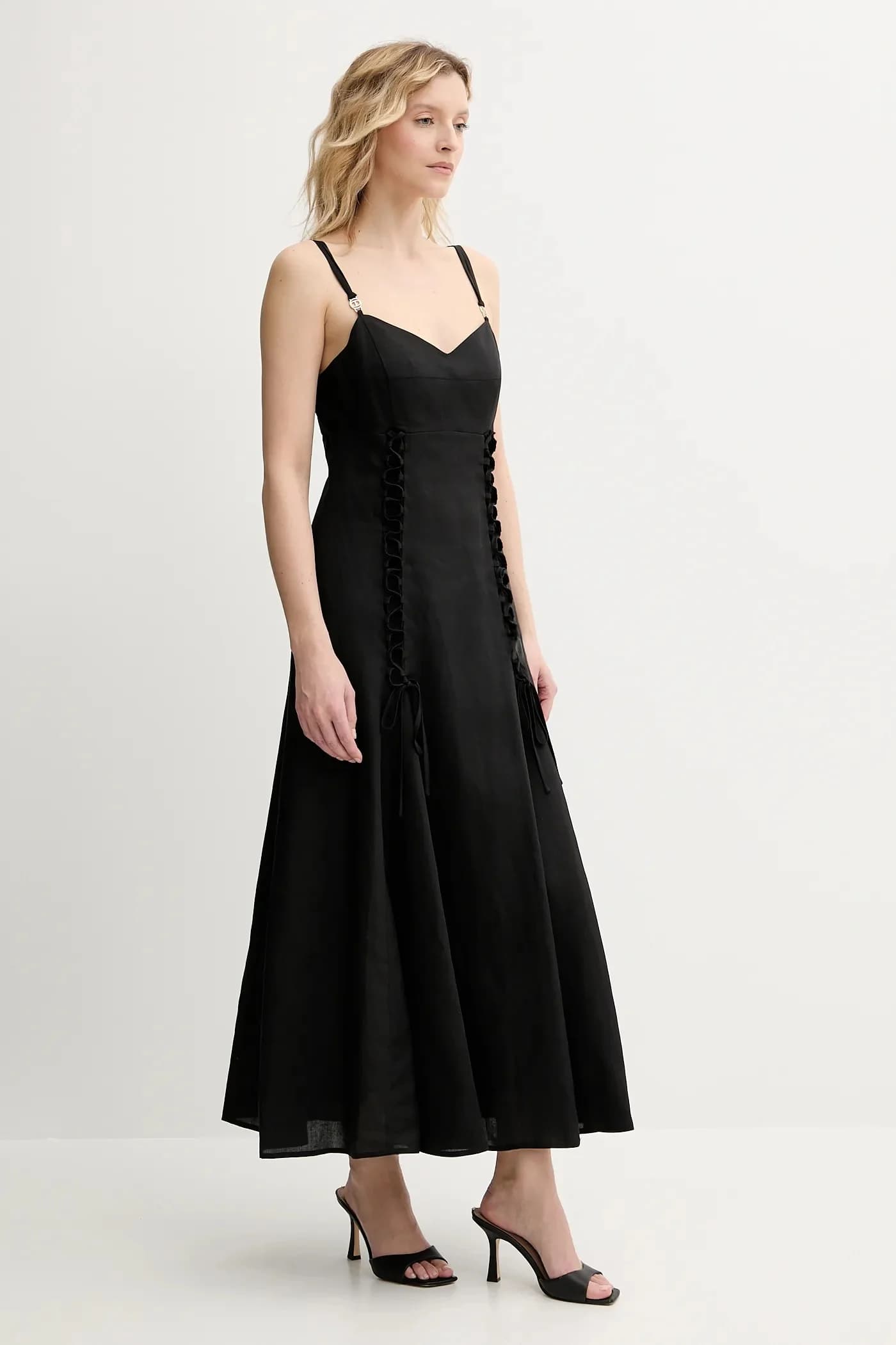 Платье из смесового льна - фото 2