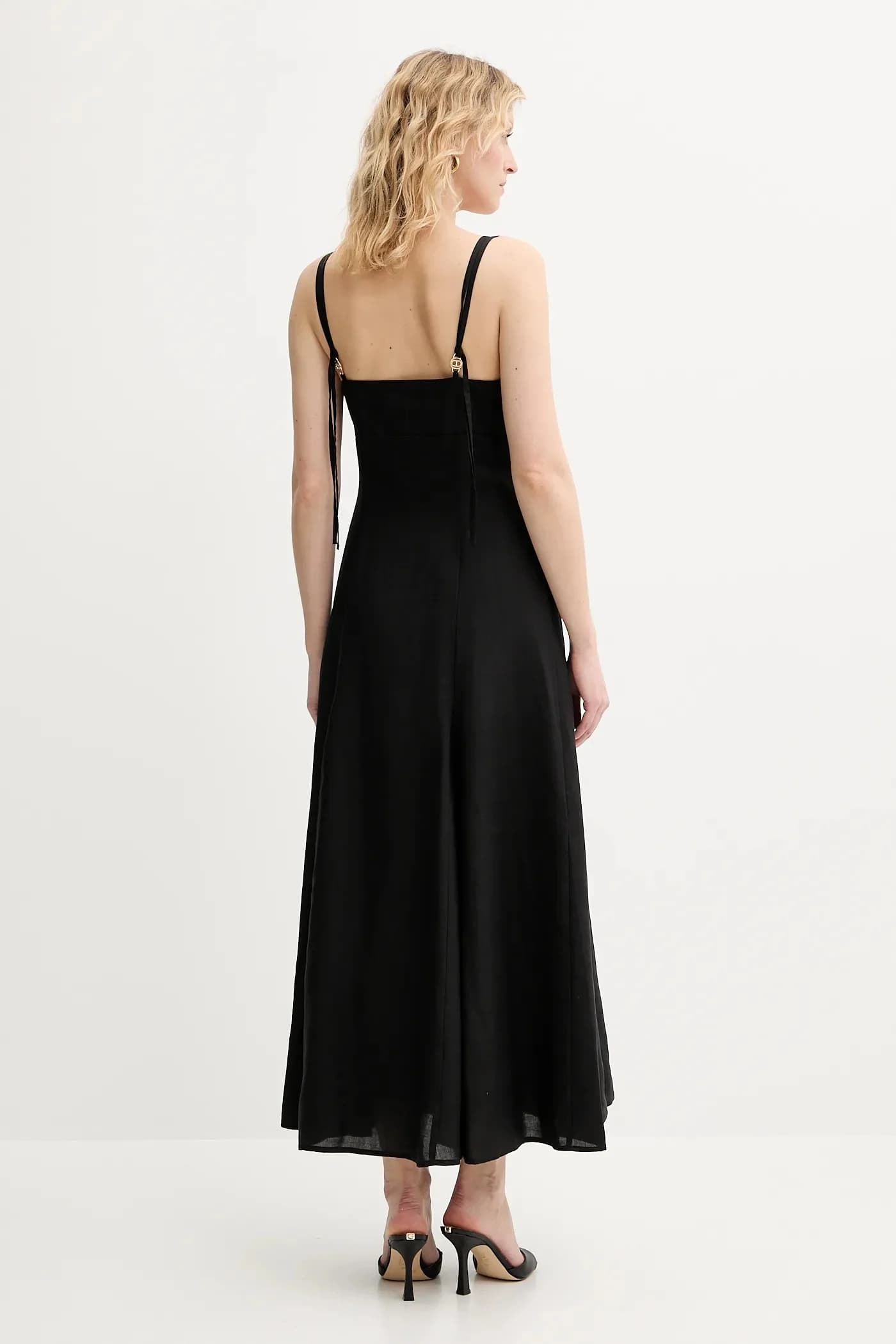 Платье из смесового льна - фото 3