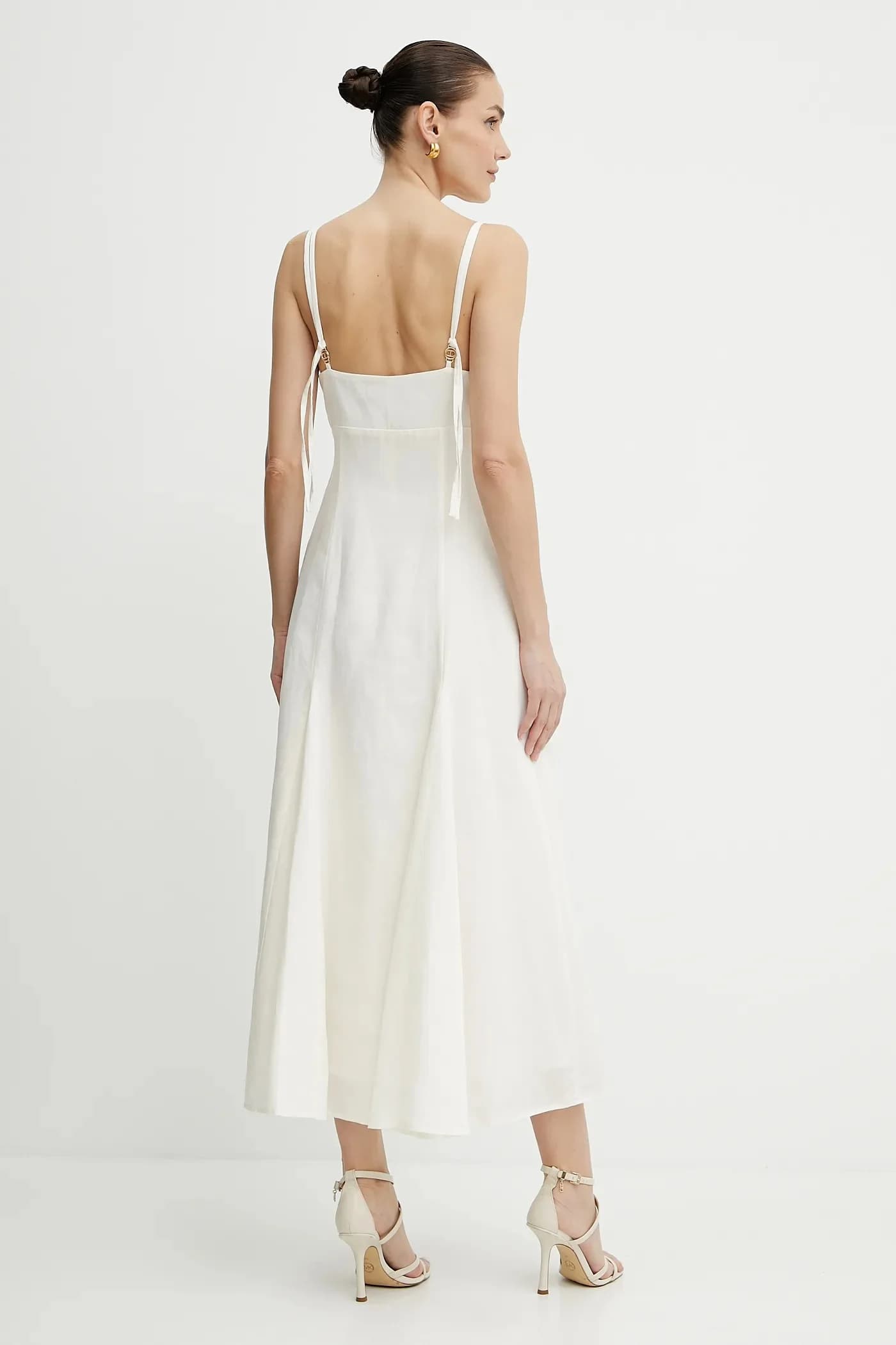 Платье из смесового льна - фото 3