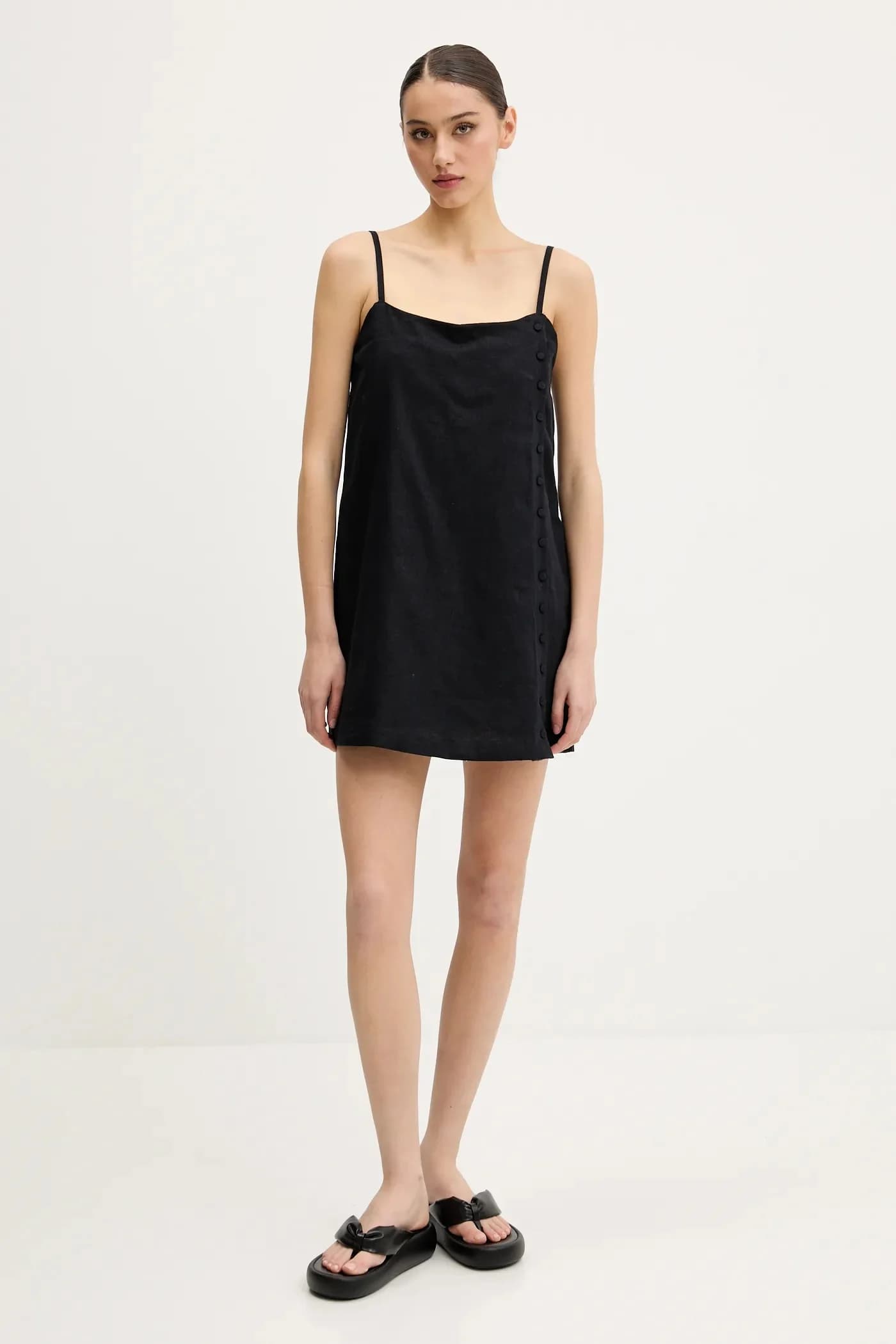 Льняное платье - фото 2