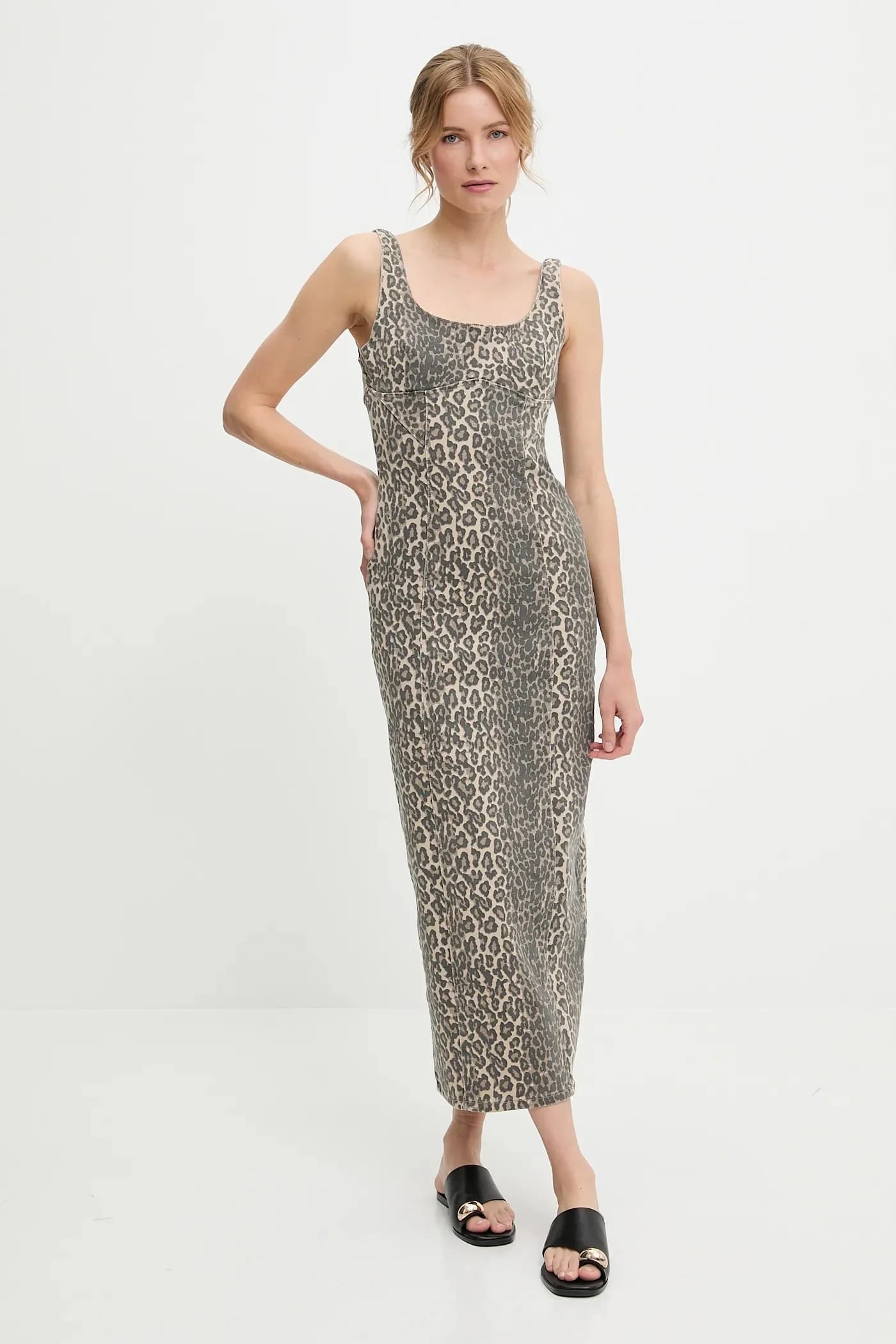 Джинсовое платье - фото 3