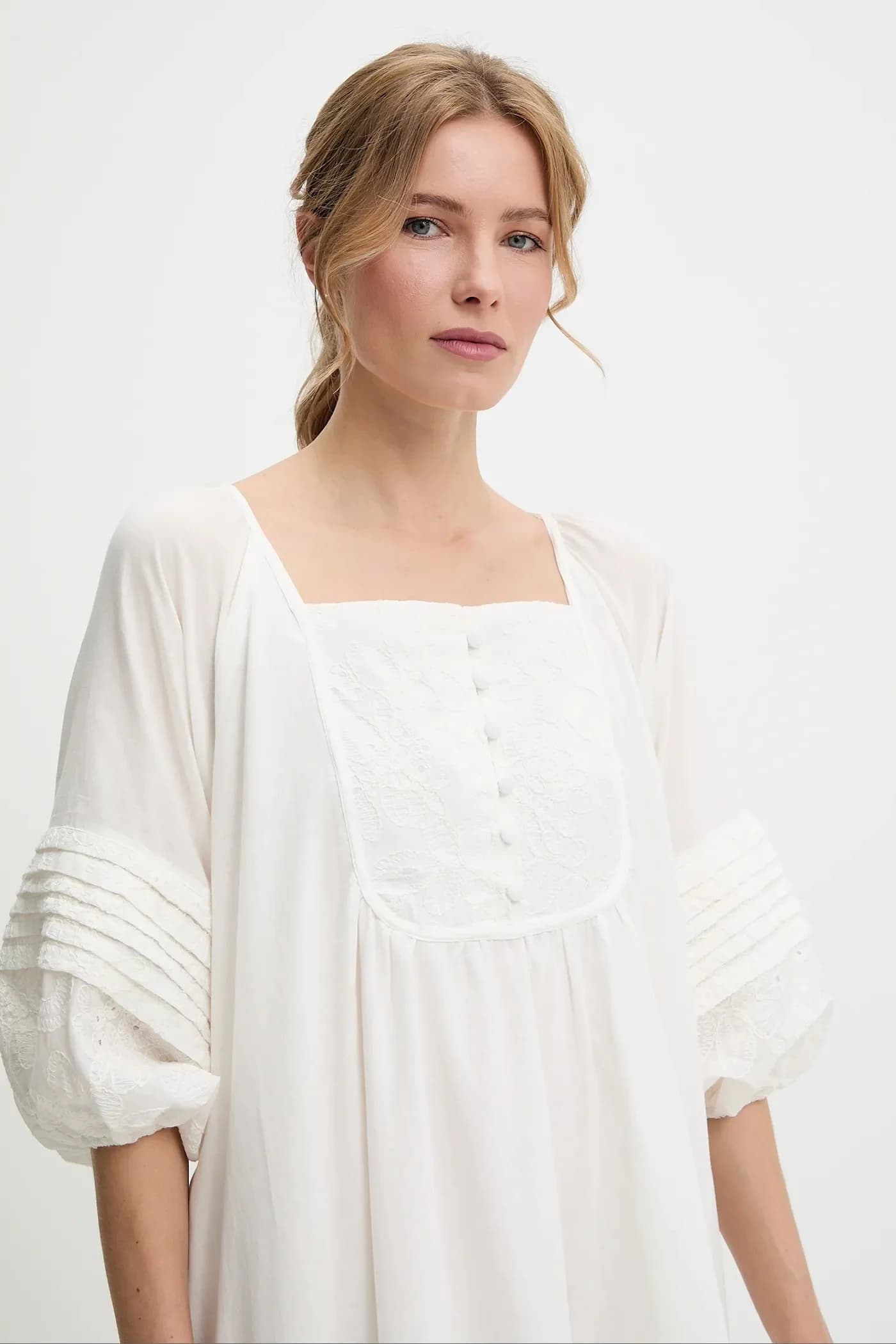 Хлопковое платье - фото 5