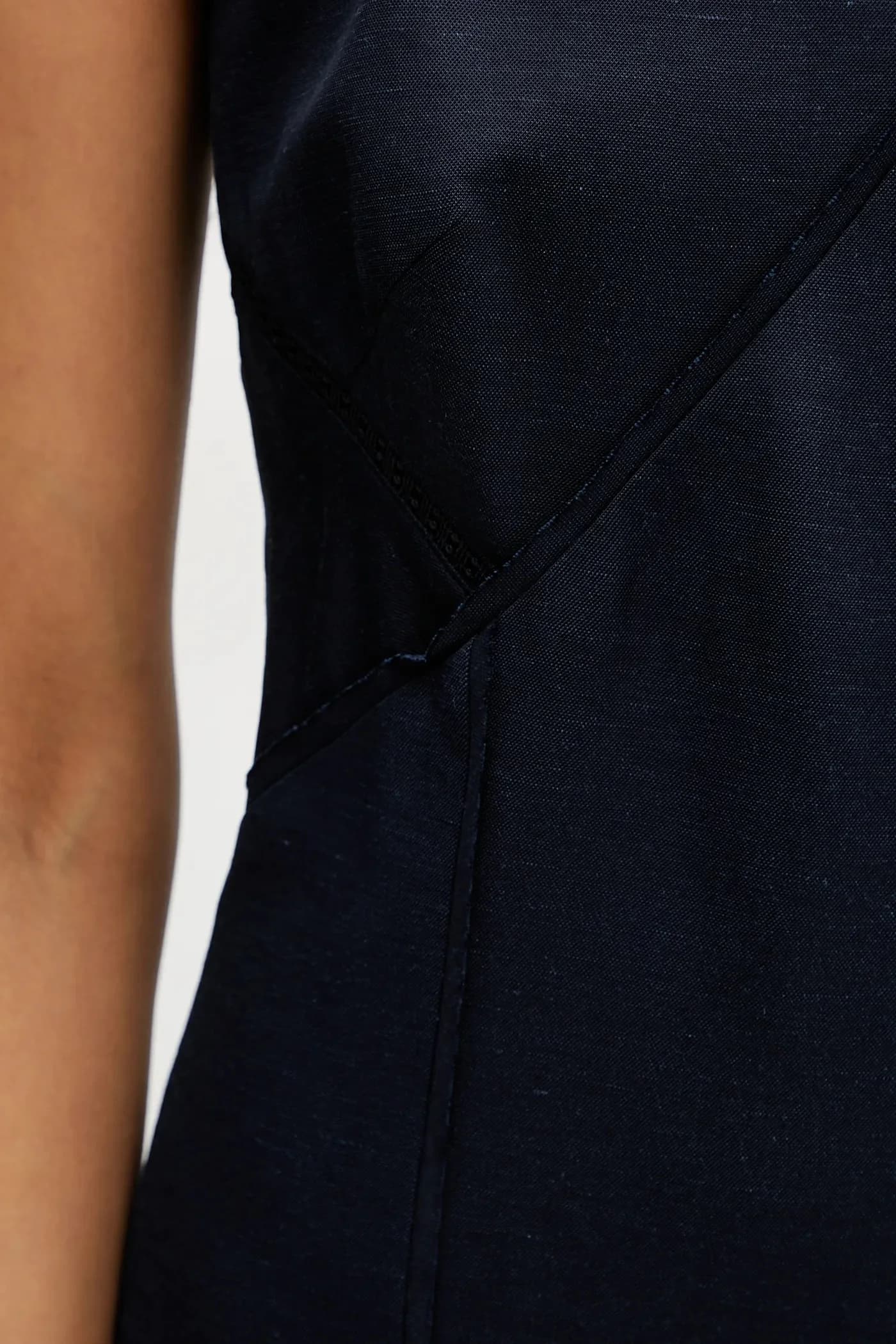 Платье из смесового льна - фото 5