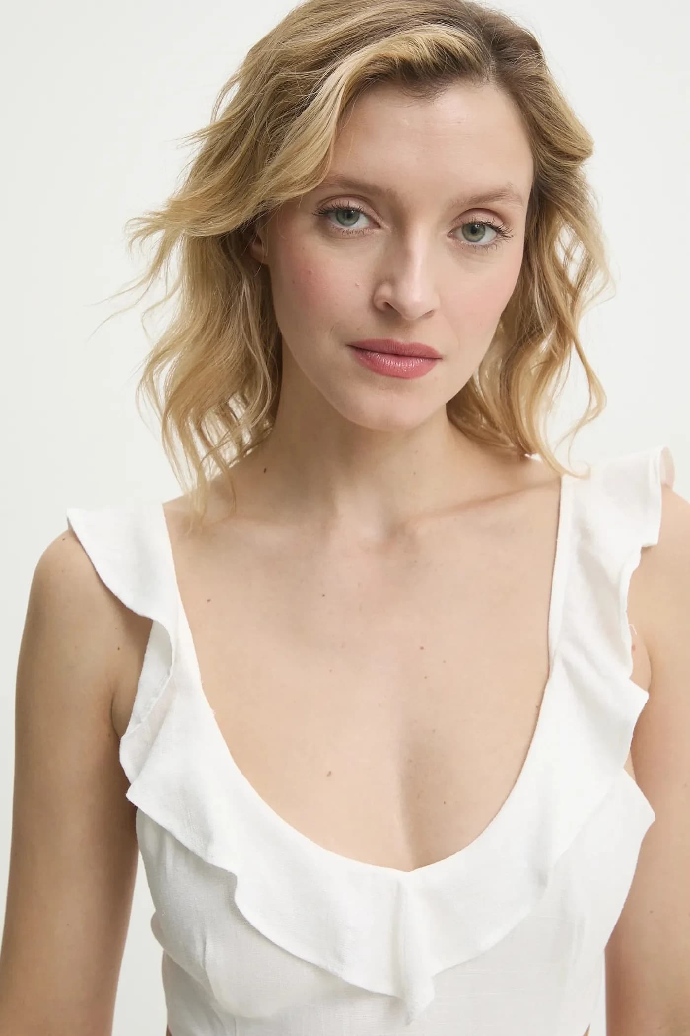 Льняное платье - фото 6