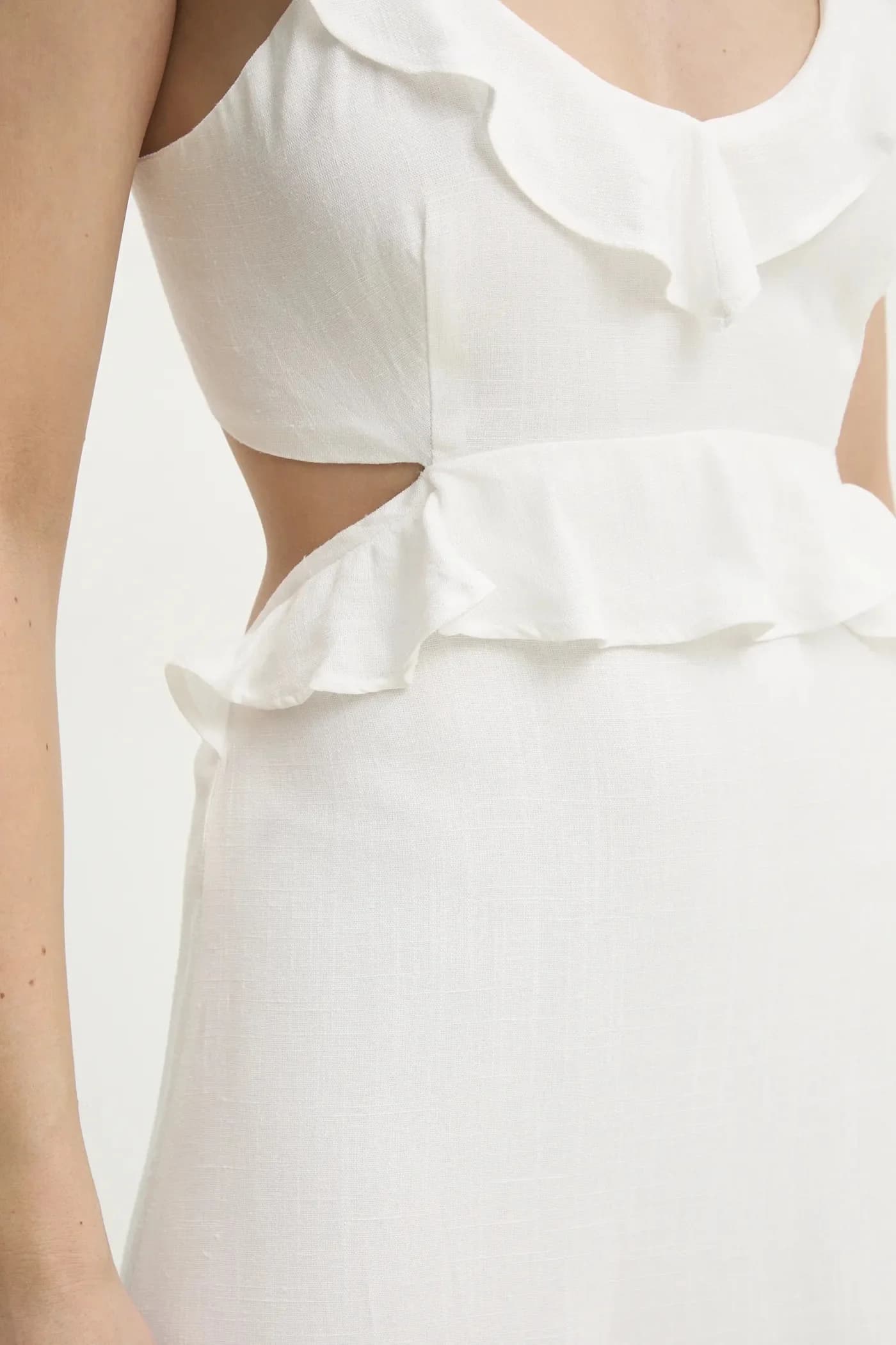 Льняное платье - фото 7