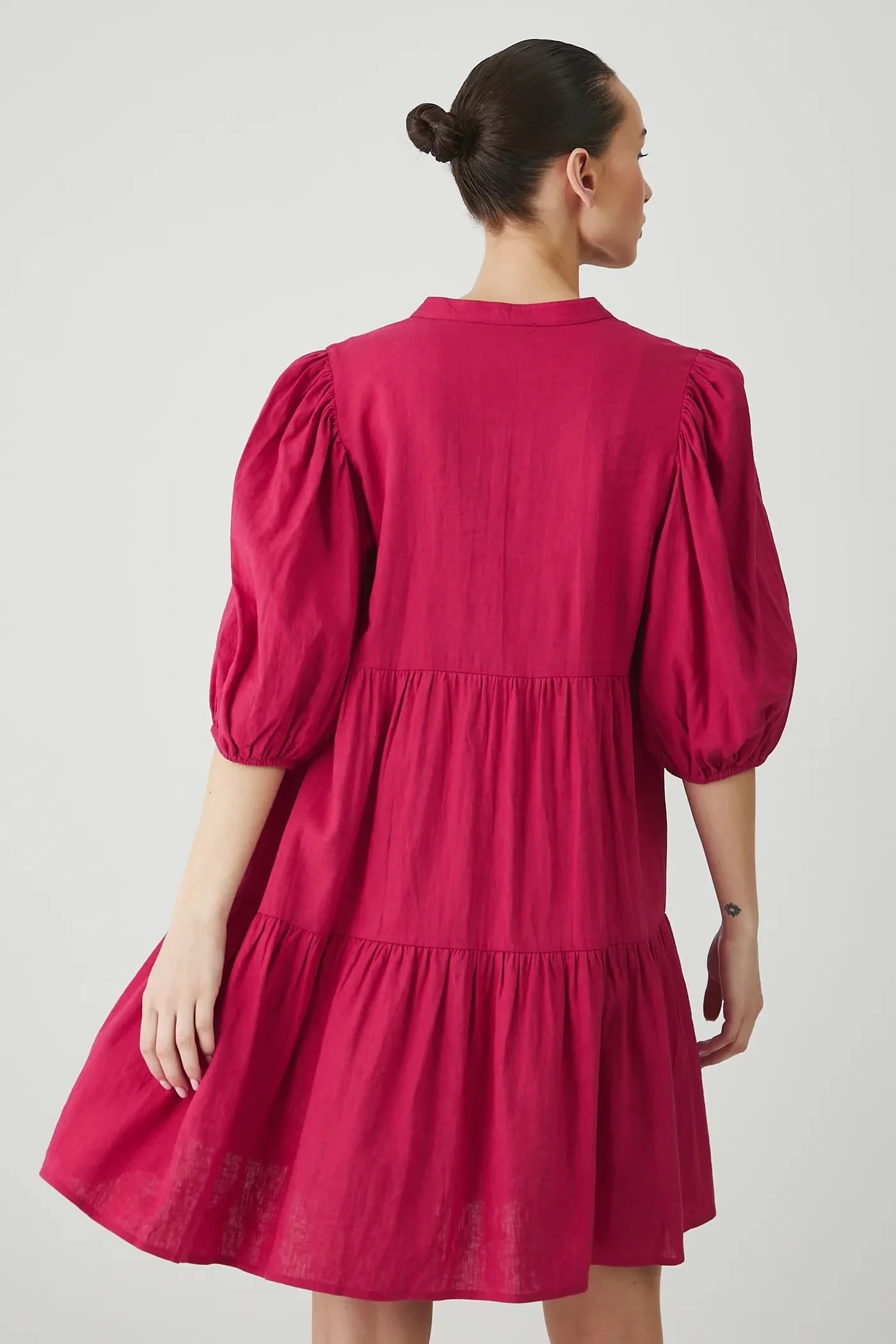 Льняное платье - фото 2