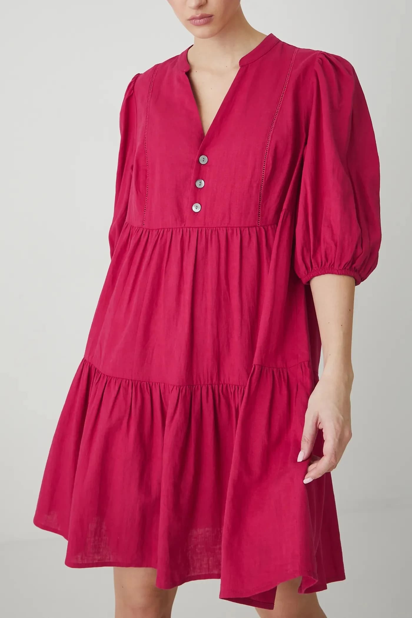 Льняное платье - фото 5