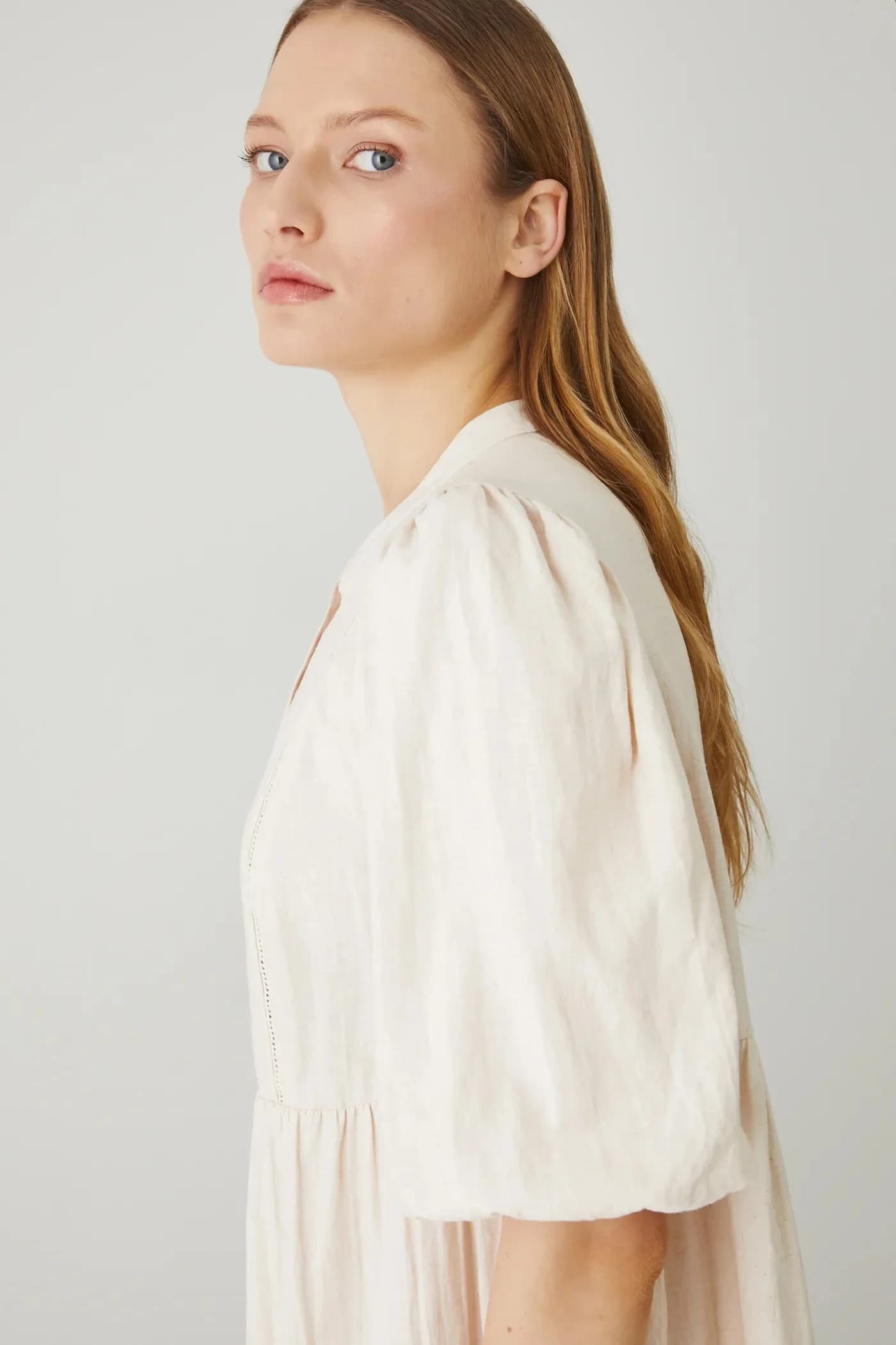 Льняное платье - фото 4