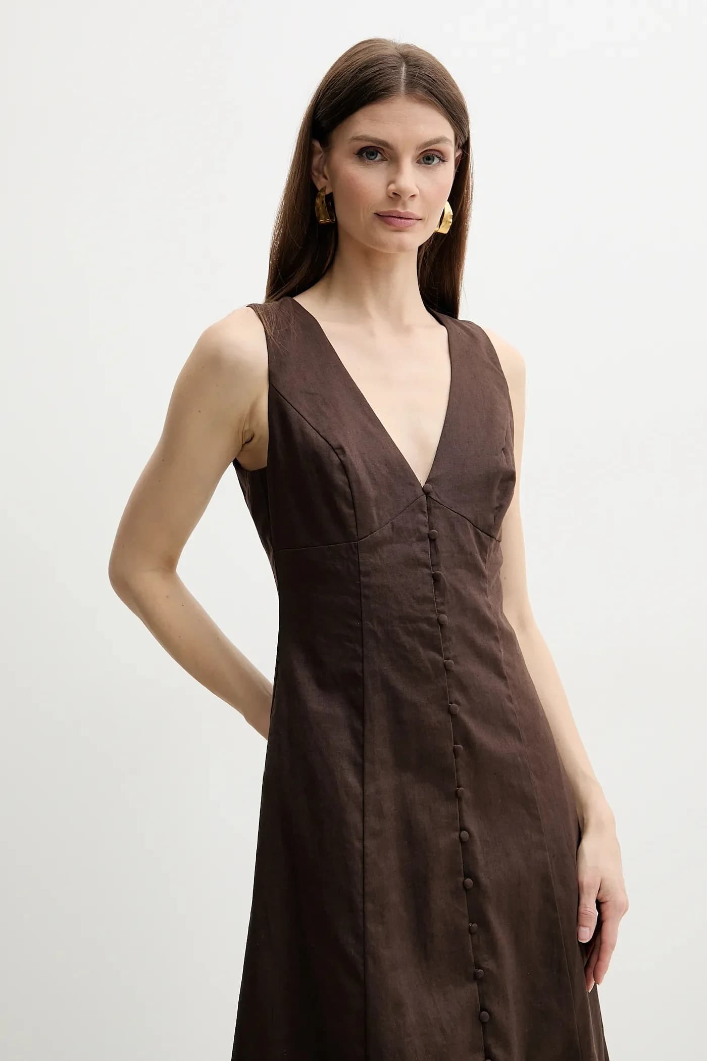 КОРДЕЛИЯ льняное платье - фото 4