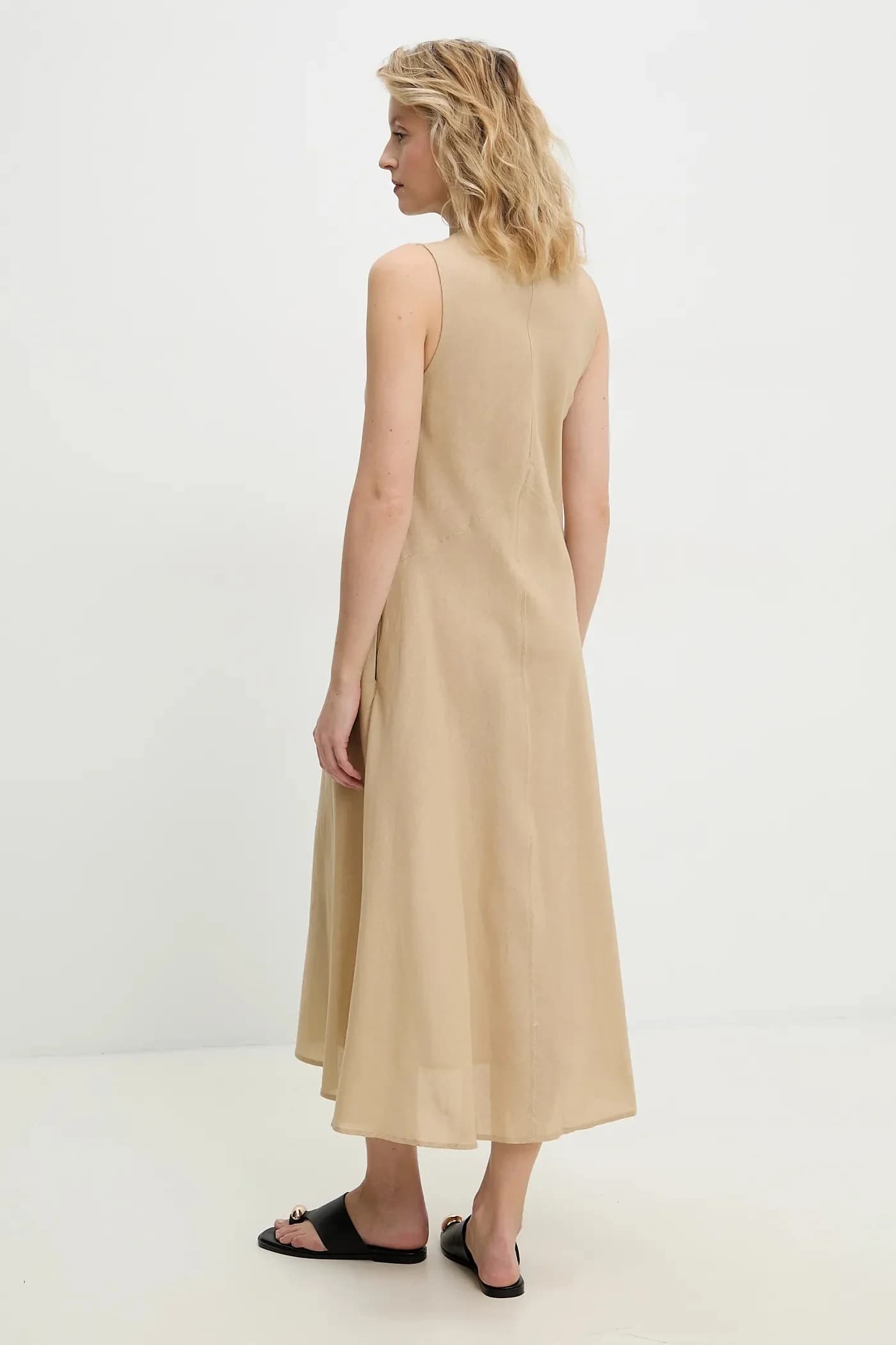 Льняное платье - фото 3