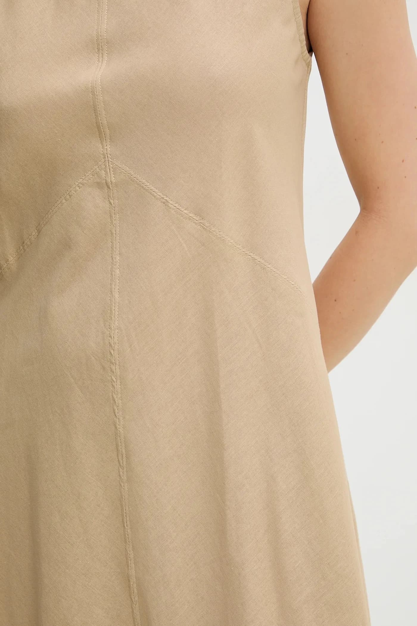 Льняное платье - фото 6