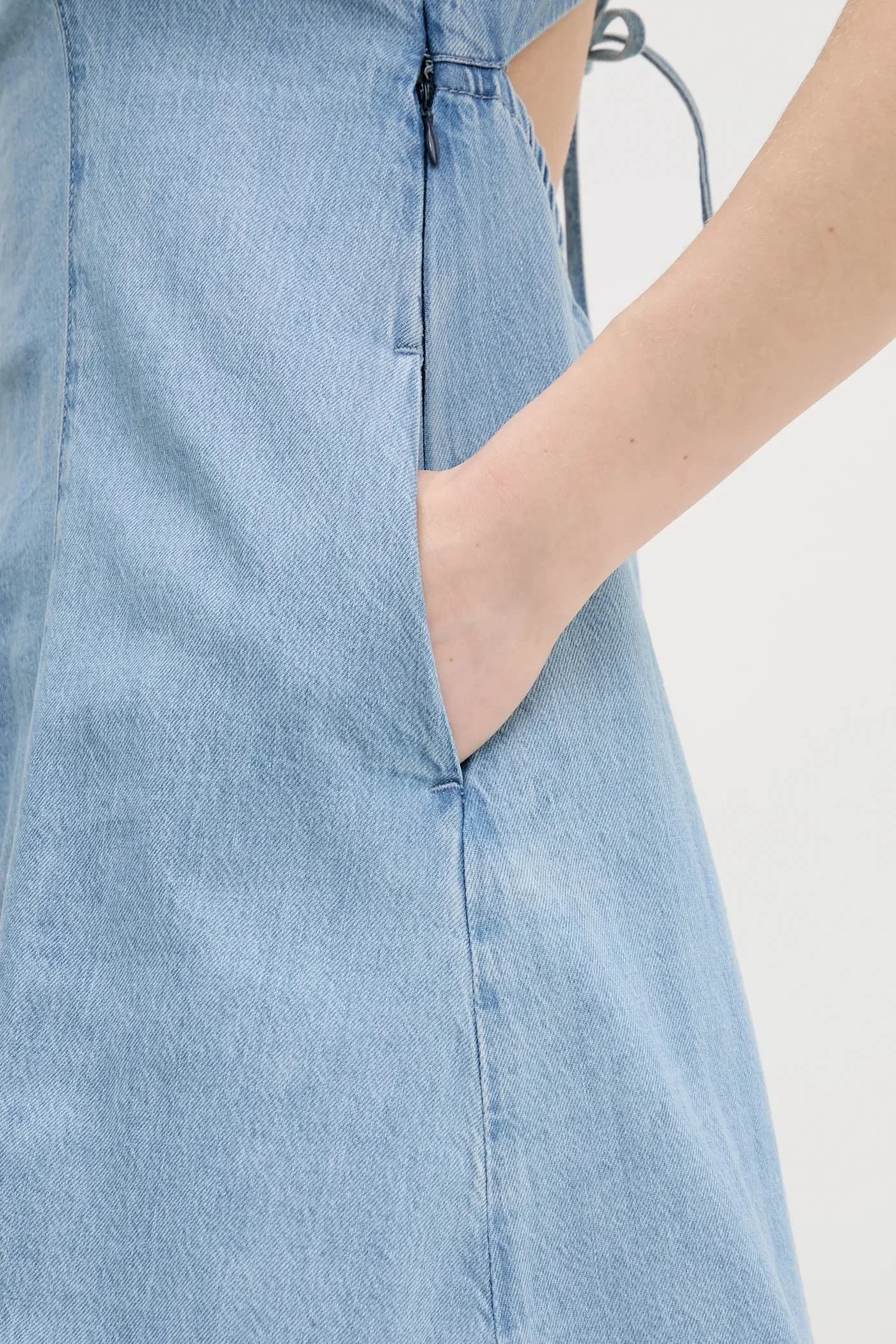 Джинсовое платье - фото 5