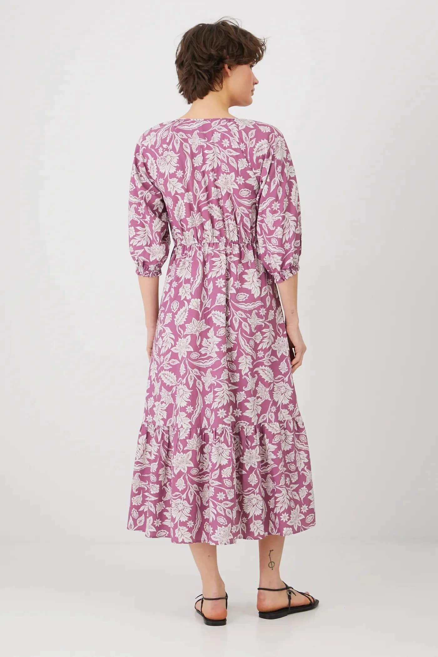 Платье из смесового льна - фото 3