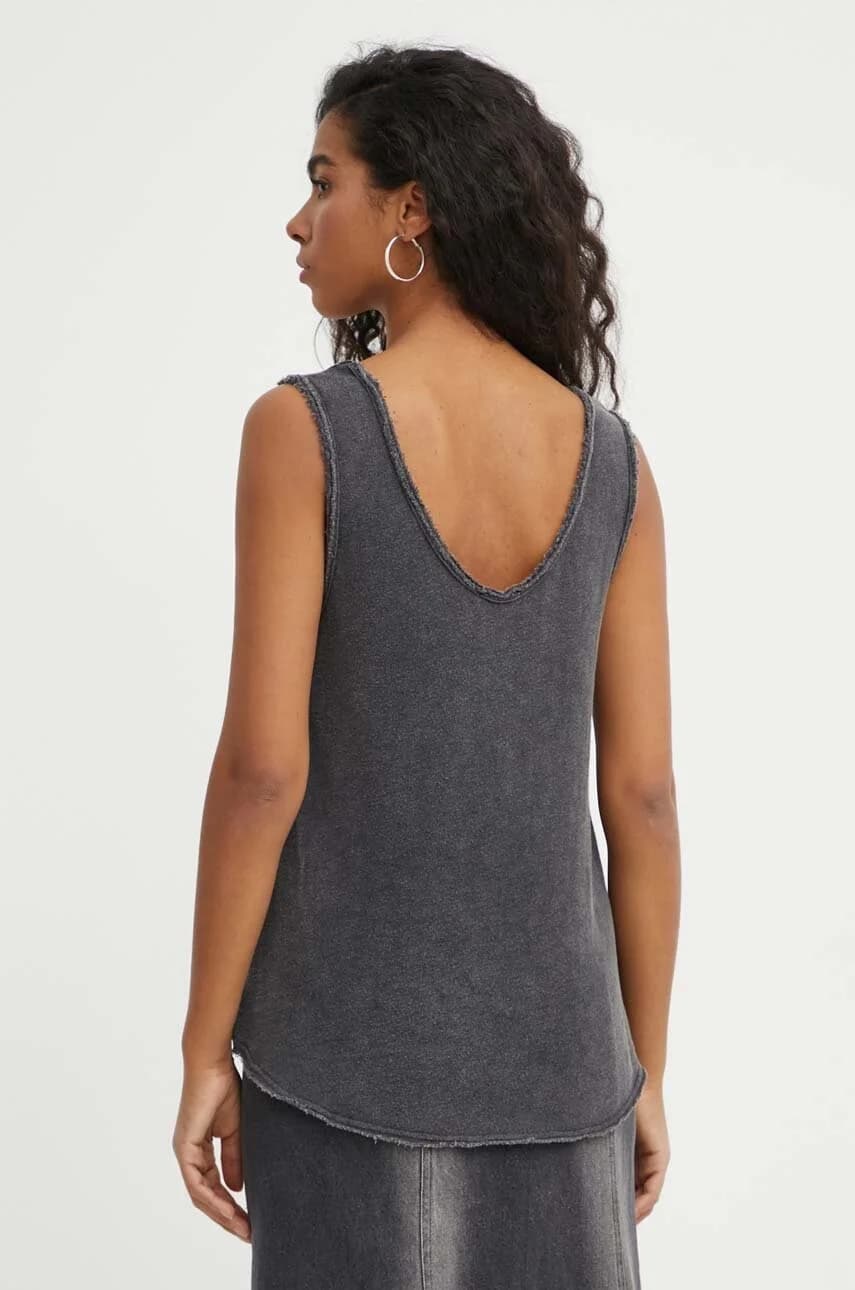 Хлопковый топ DEBARDEUR COL U - фото 3