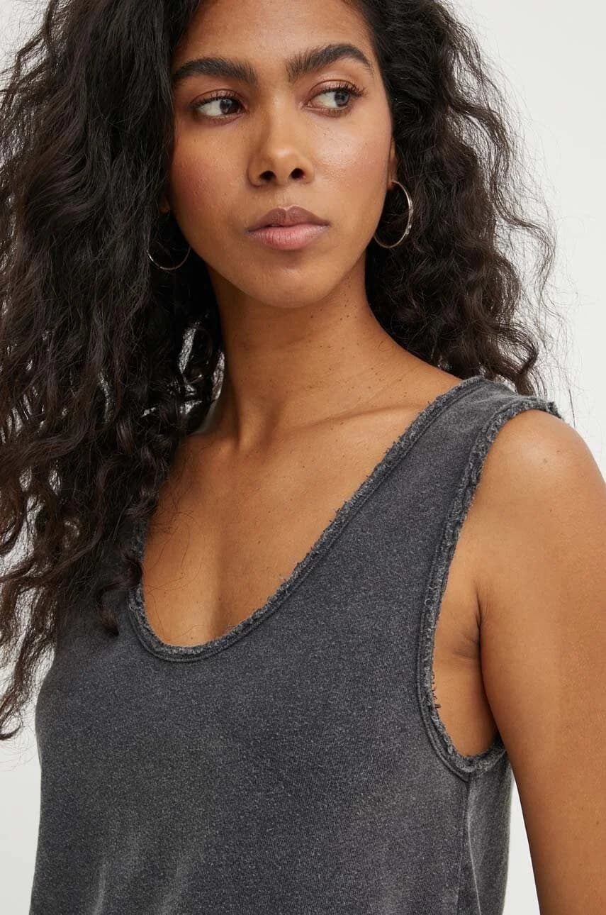 Хлопковый топ DEBARDEUR COL U - фото 4