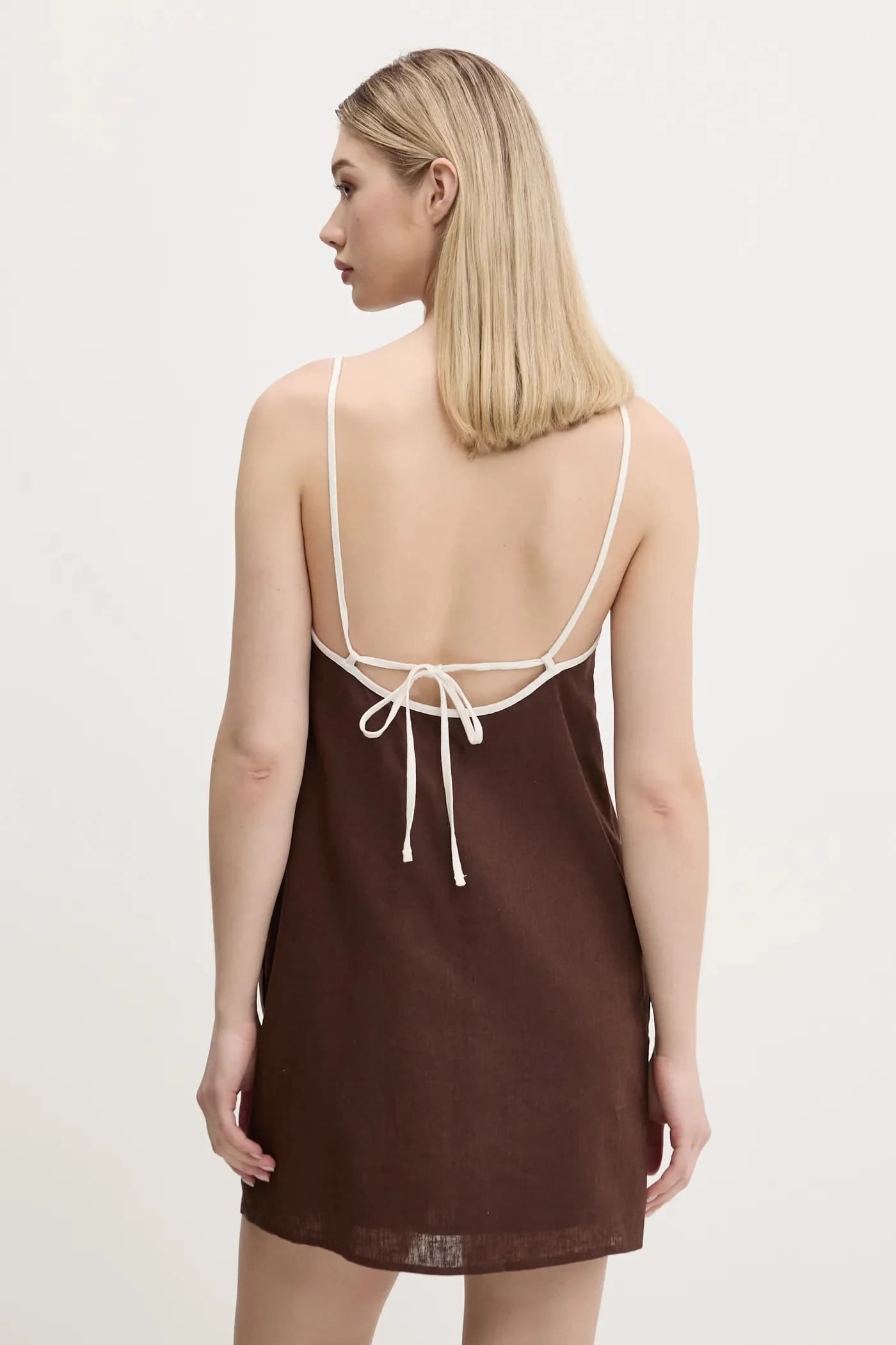 Льняное платье - фото 3