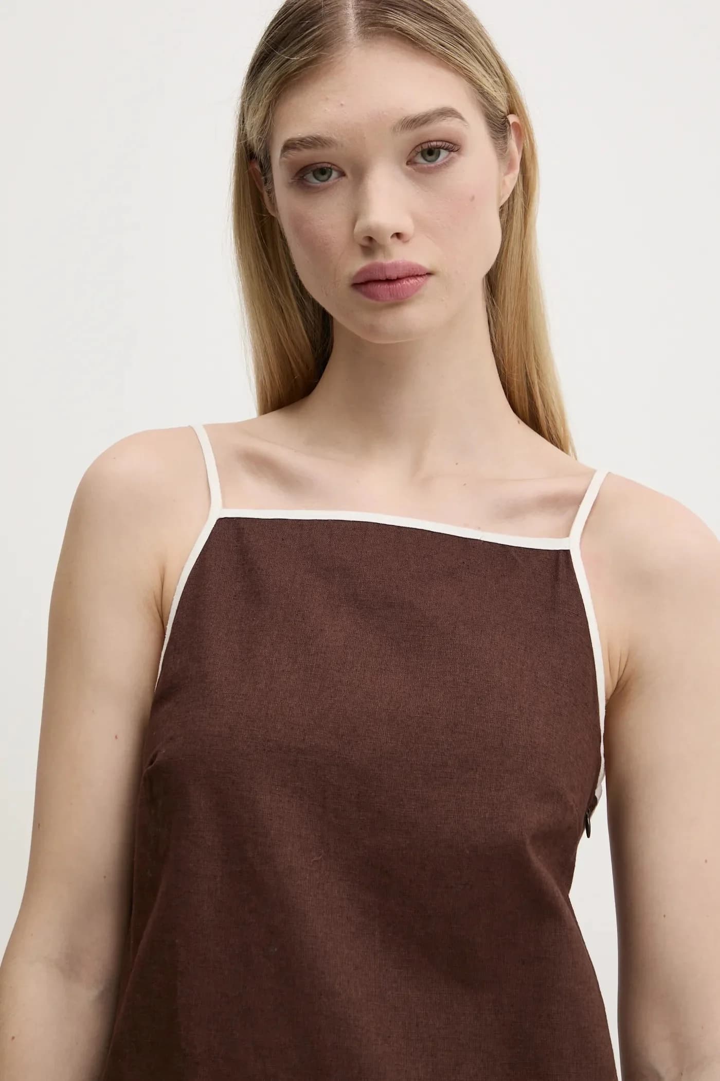 Льняное платье - фото 4