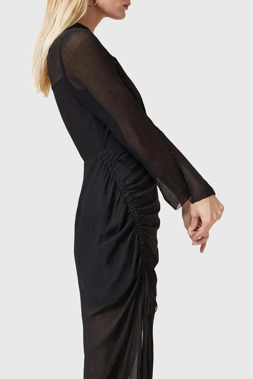 Платье RIZO из смесового шелка - фото 4