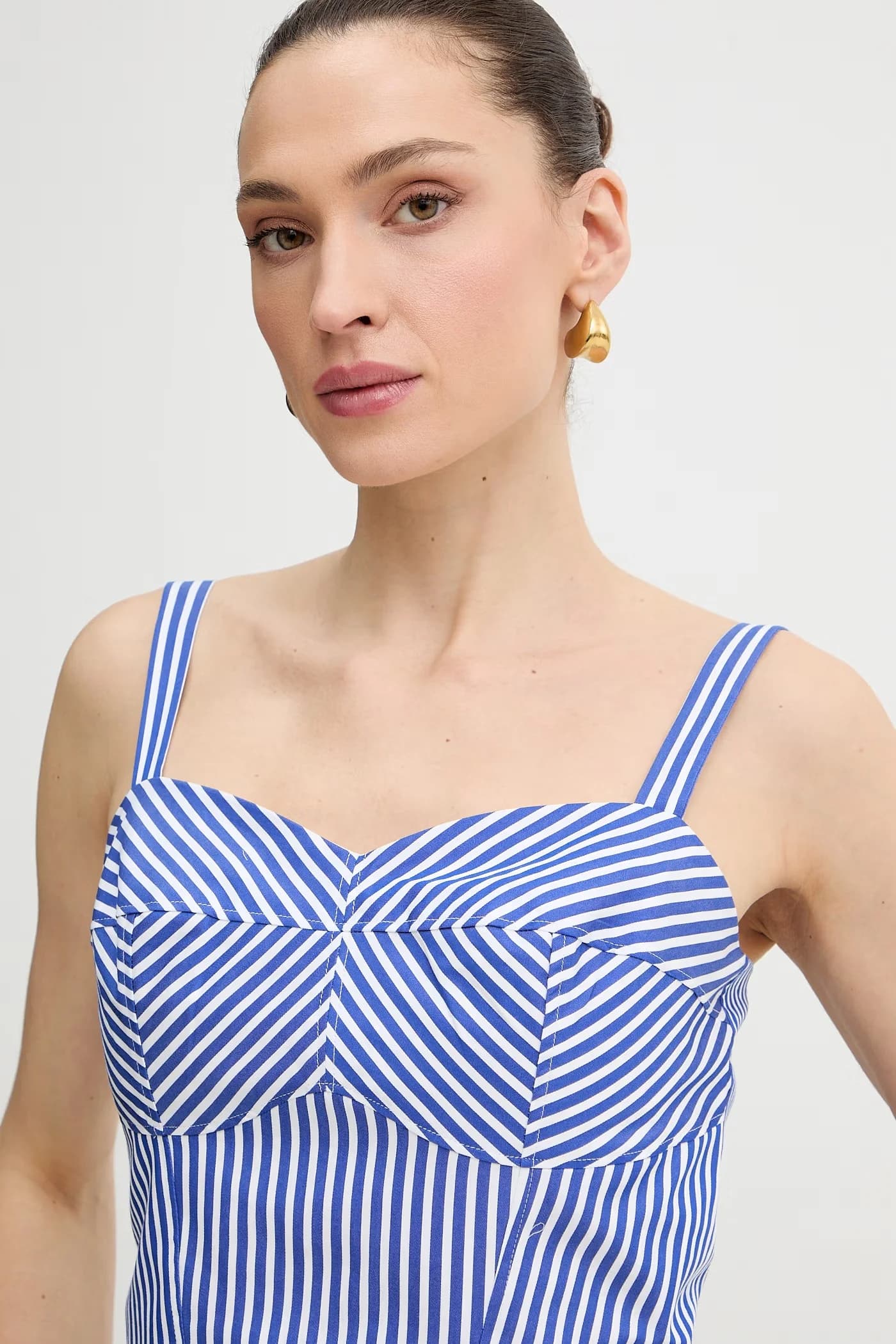 Женский укороченный топ из хлопка TECLA - фото 4