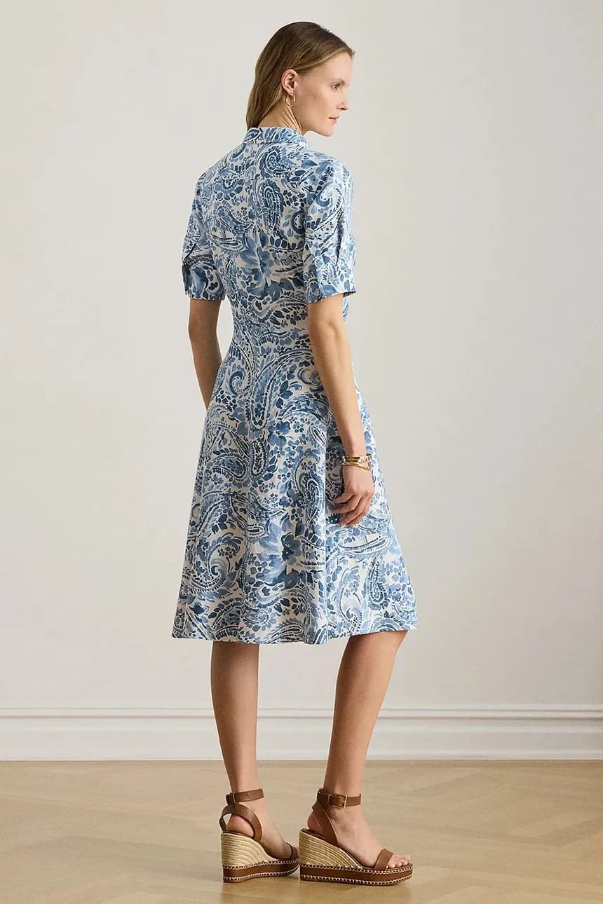 Льняное платье - фото 2