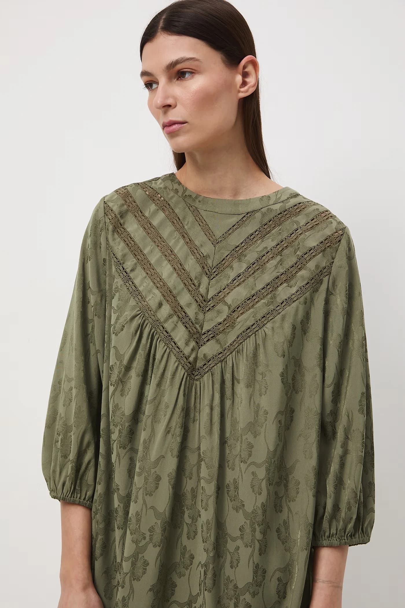 Платье оверсайз с вискозой - фото 4