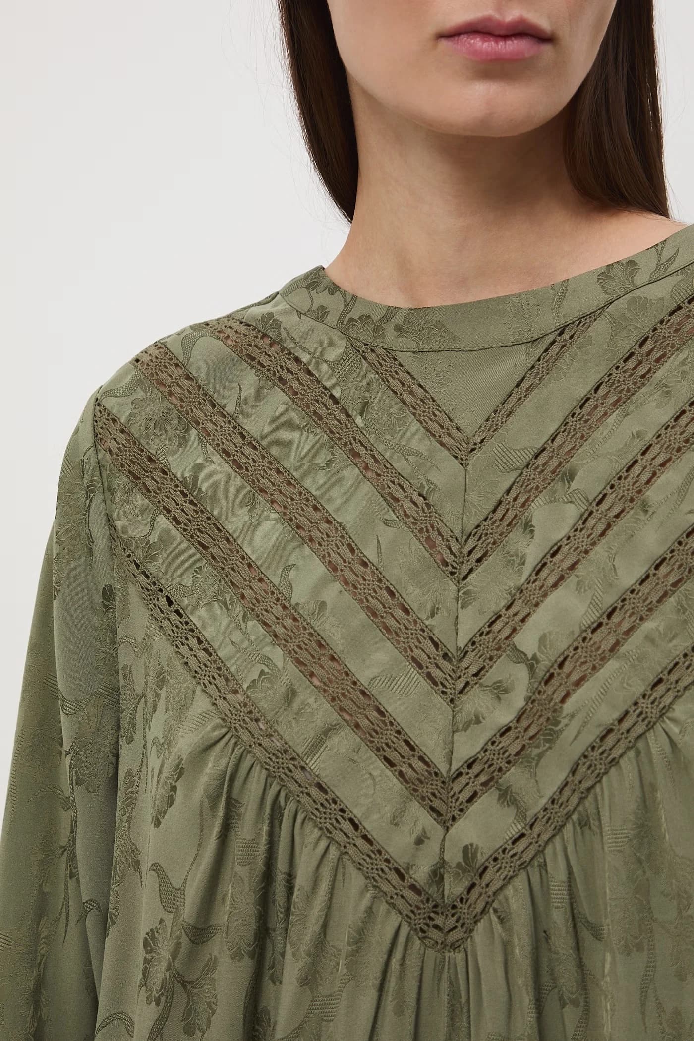 Платье оверсайз с вискозой - фото 5