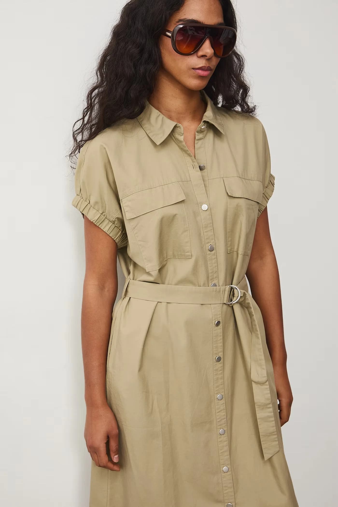 Платье-рубашка - фото 4