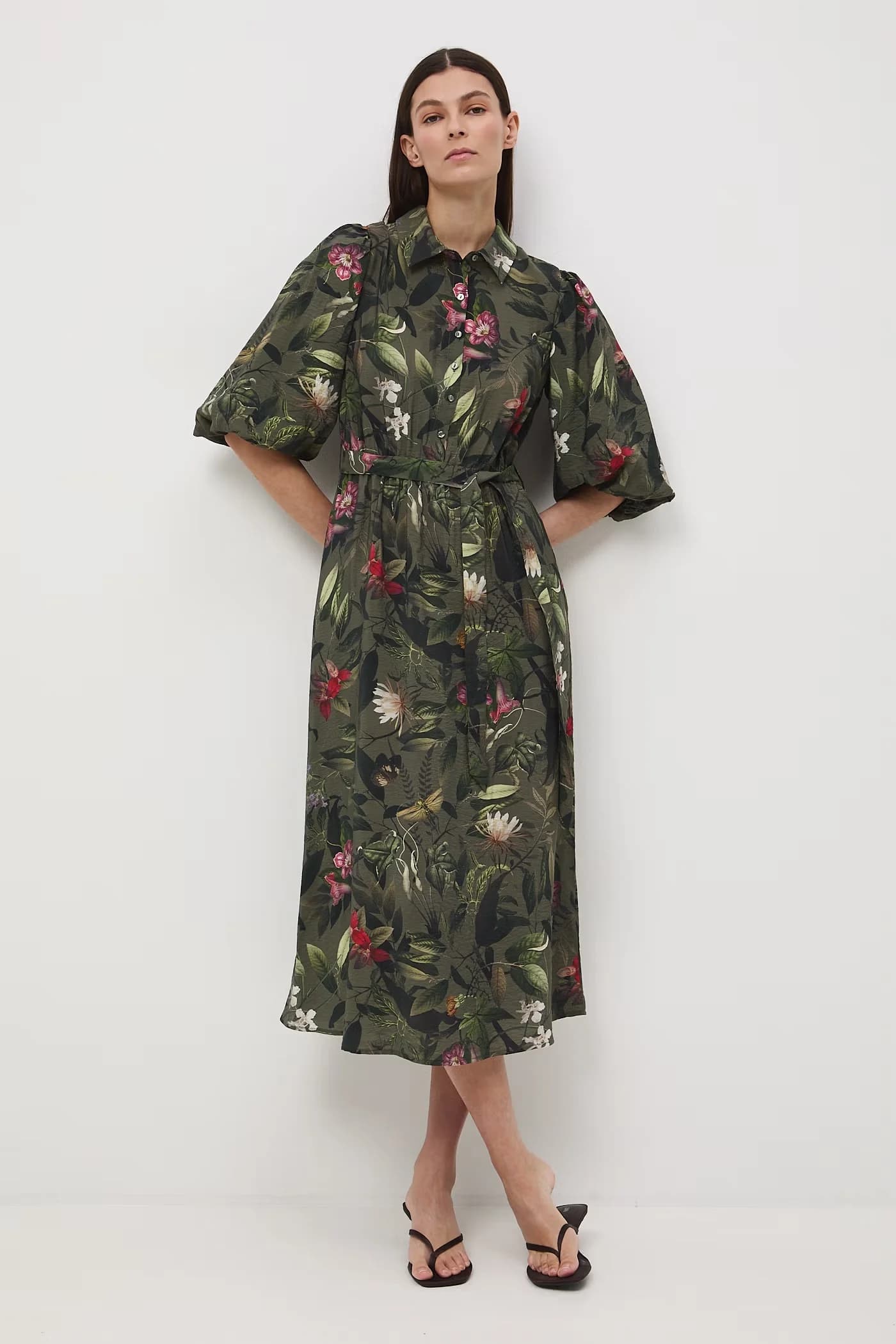 Расклешенное платье - фото 4