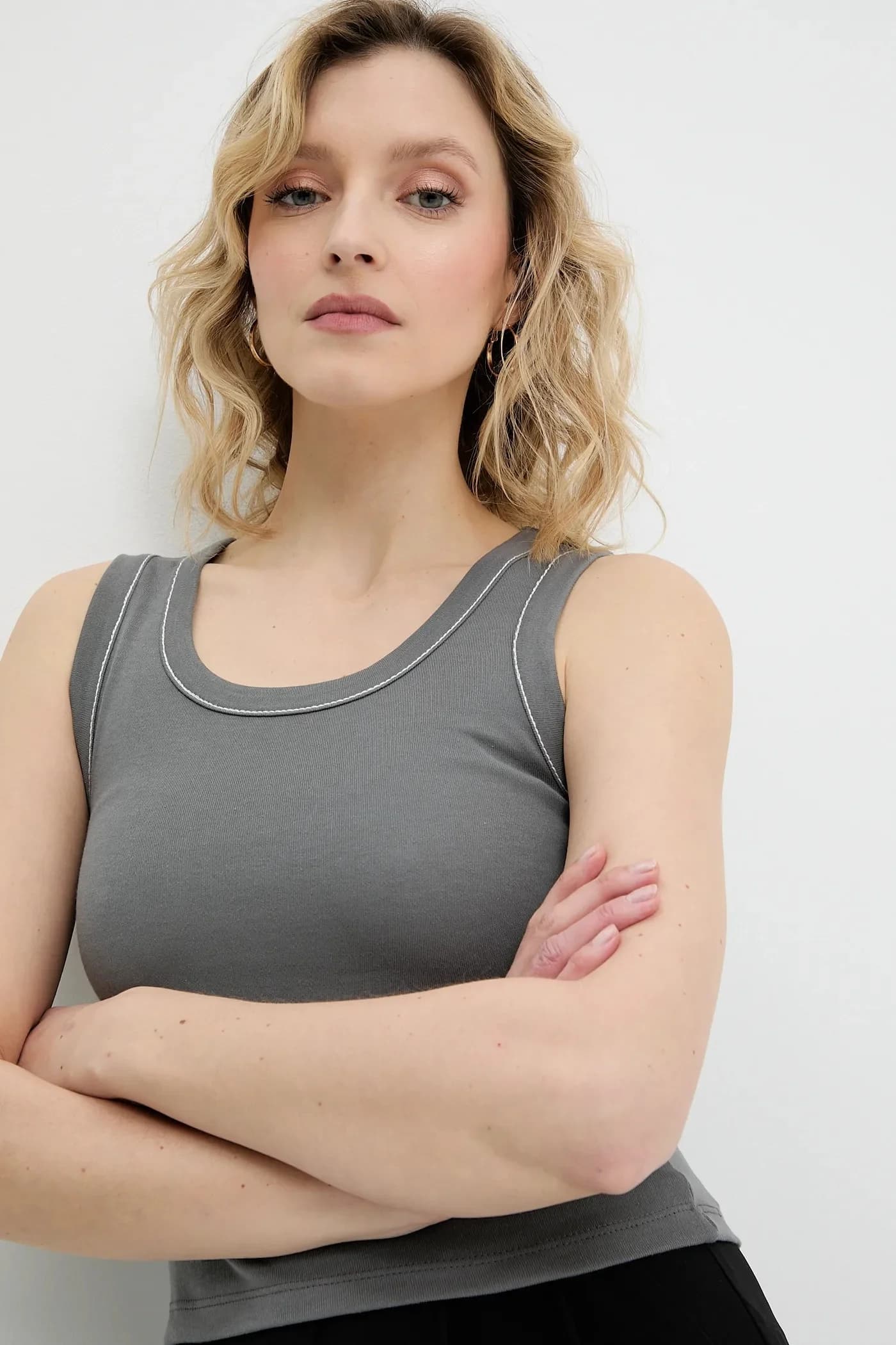 Хлопковый топ - фото 4