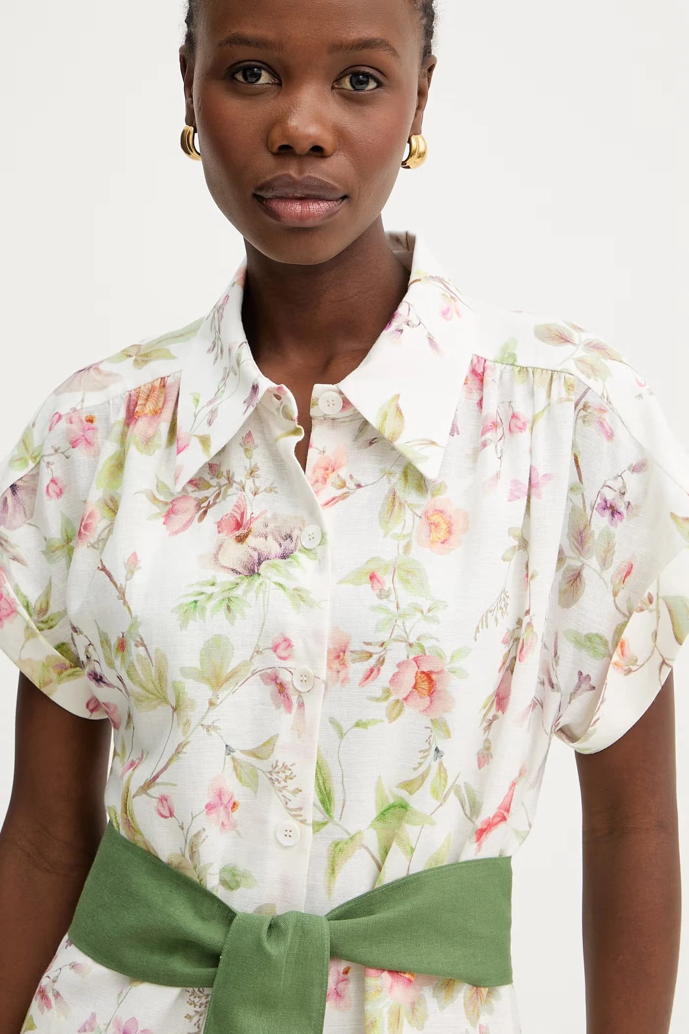 Льняное платье из пилеи - фото 4