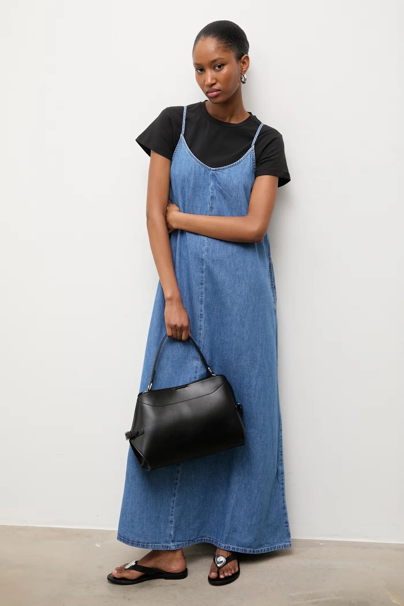 Джинсовое платье - фото 2