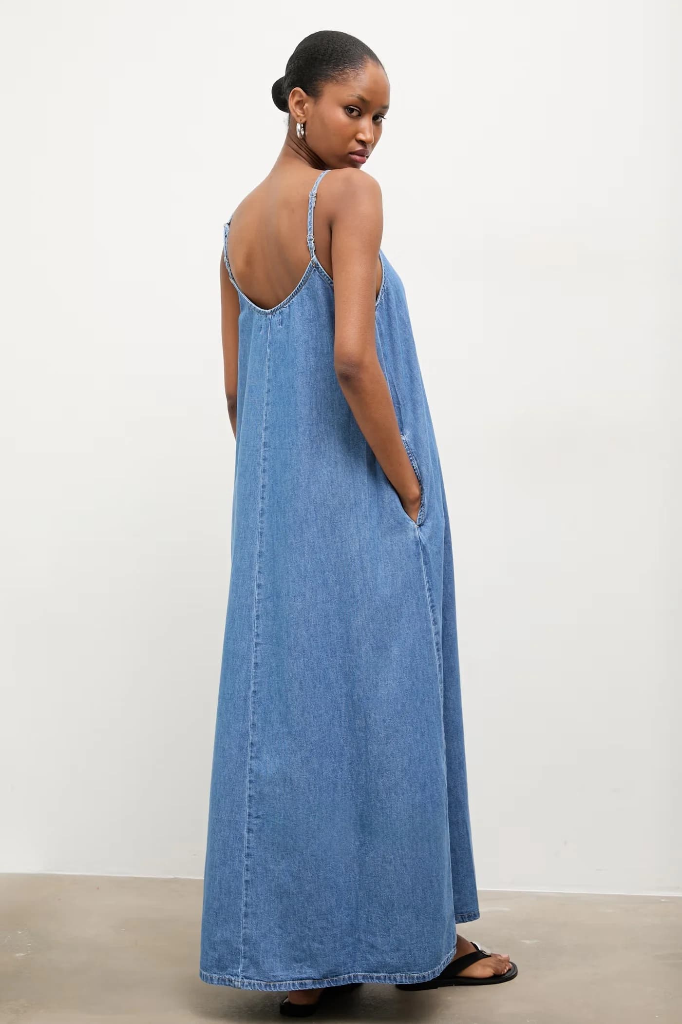 Джинсовое платье - фото 3