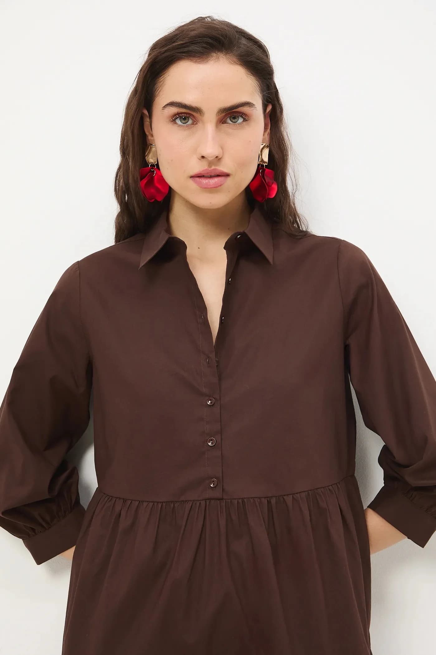 Платье-рубашка - фото 4