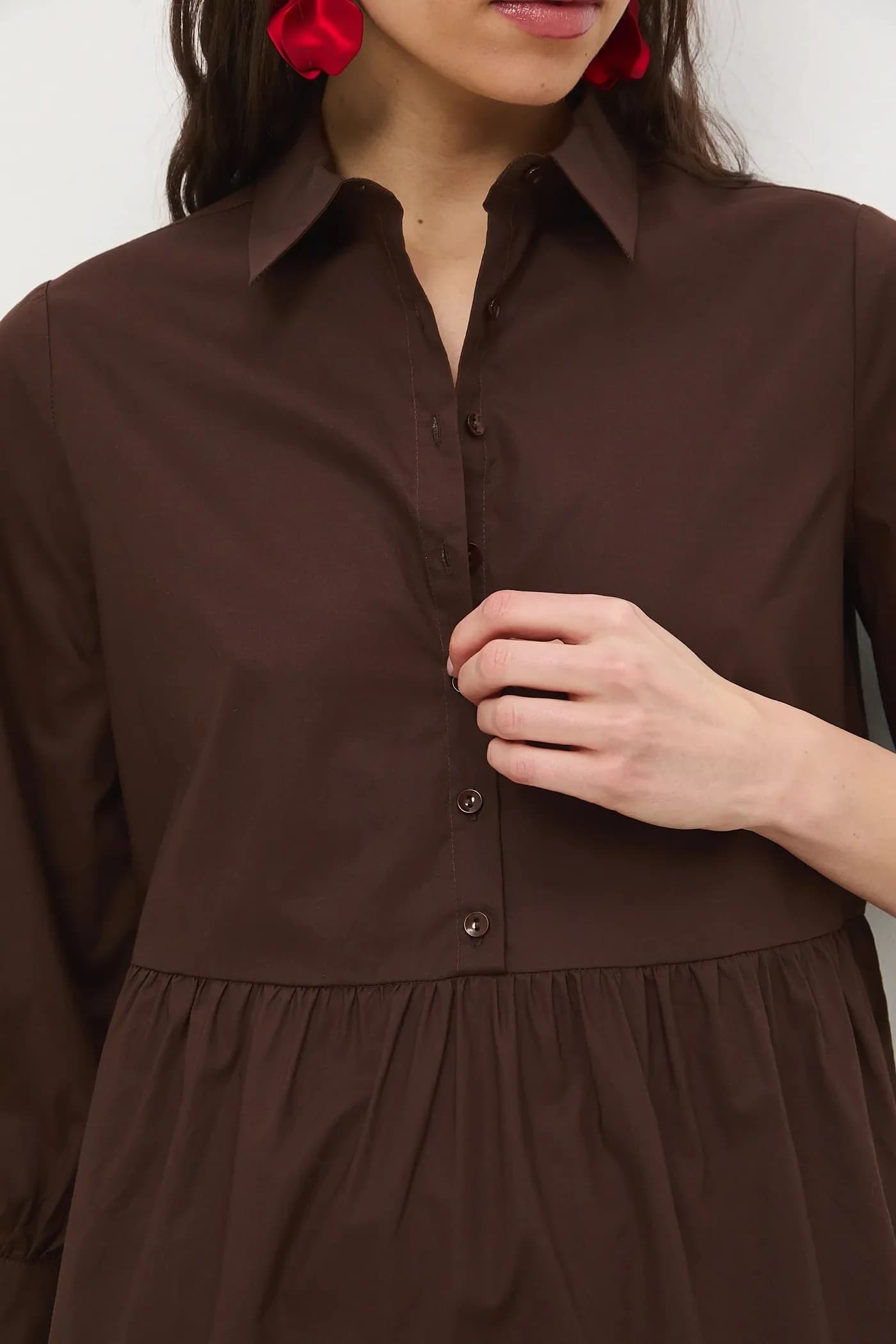 Платье-рубашка - фото 5