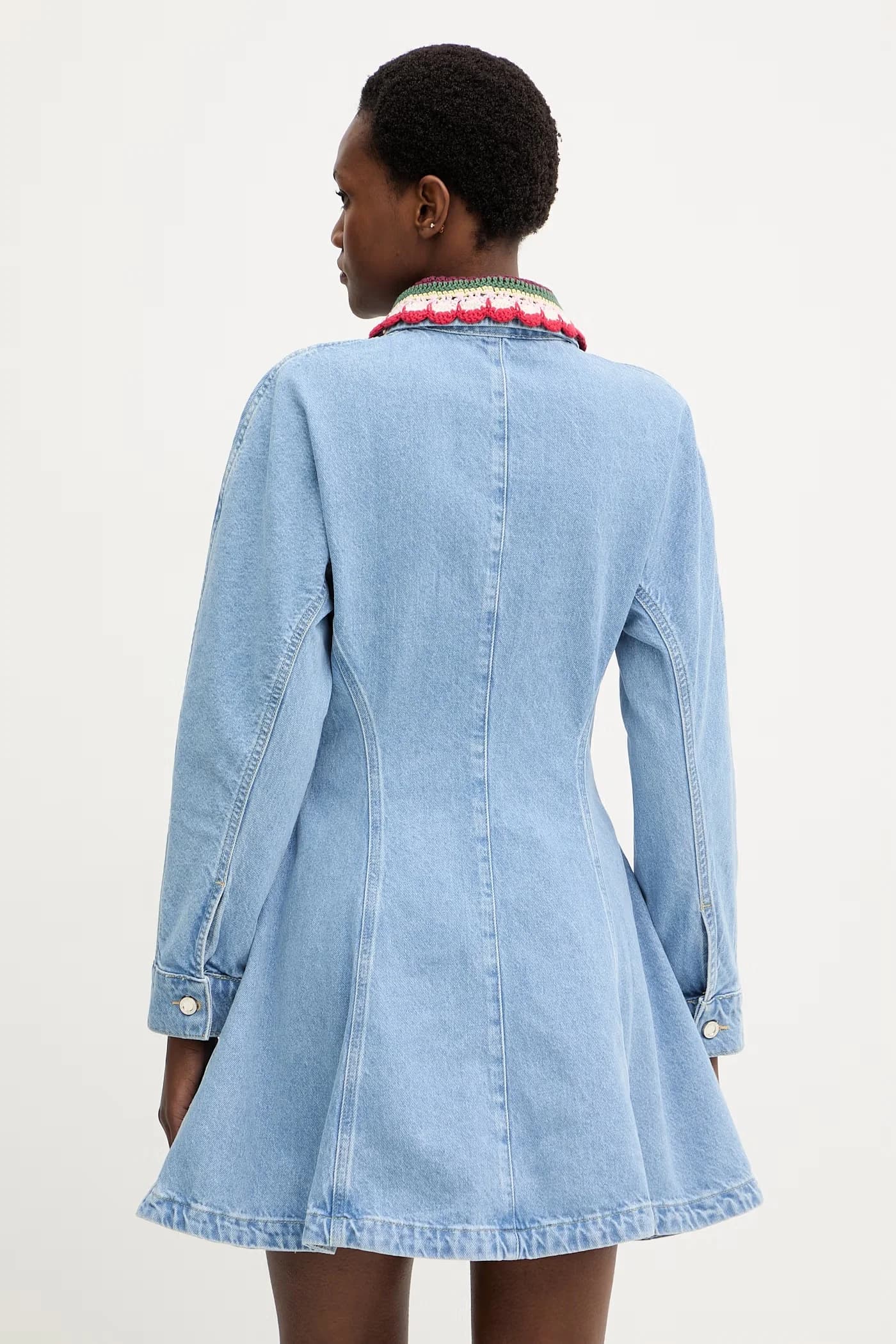 Джинсовое платье - фото 3