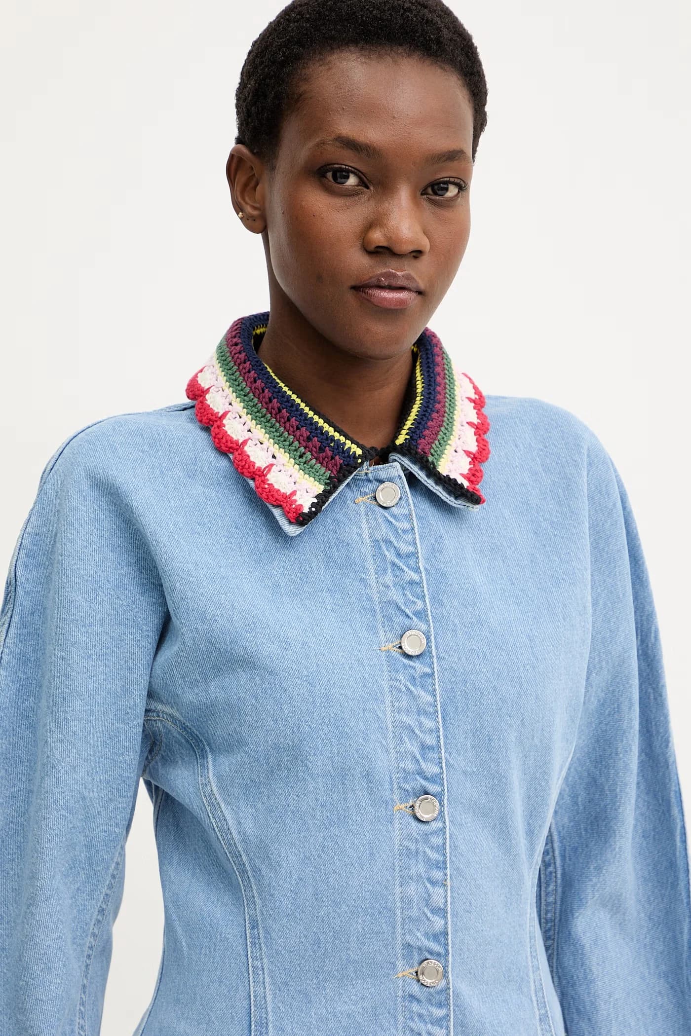 Джинсовое платье - фото 4