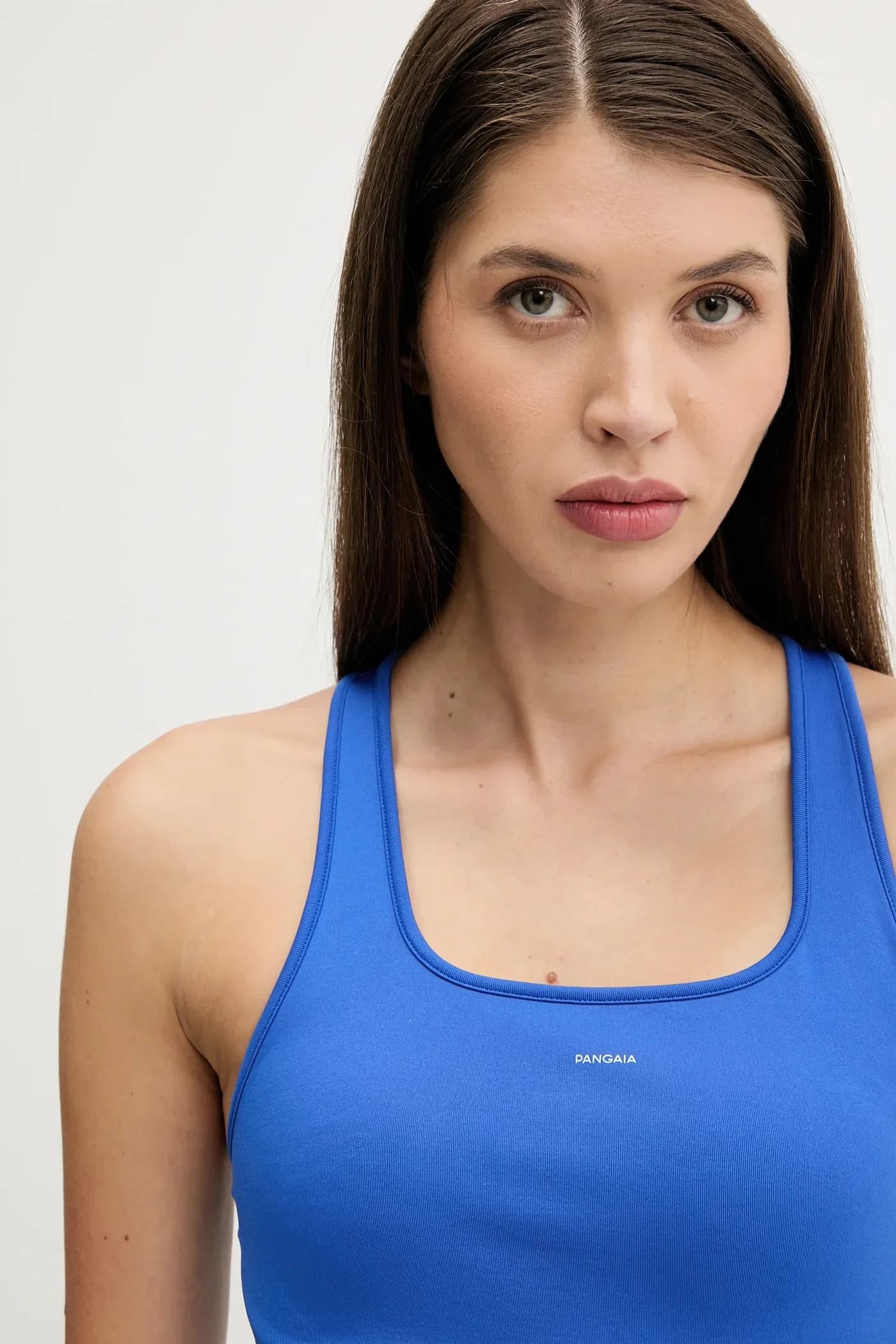 Топ-майка из эластичной ткани в рубчик - фото 4