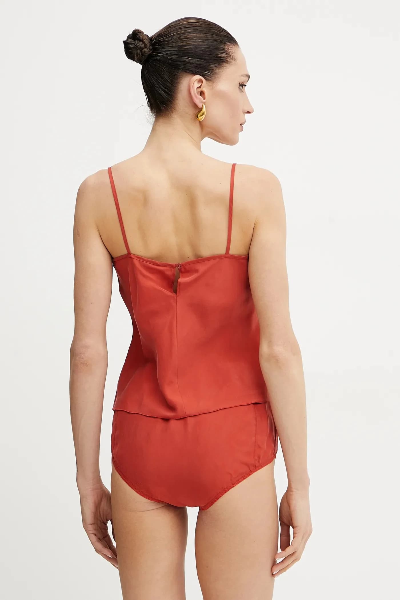 Шелковый топ и трусики - фото 3