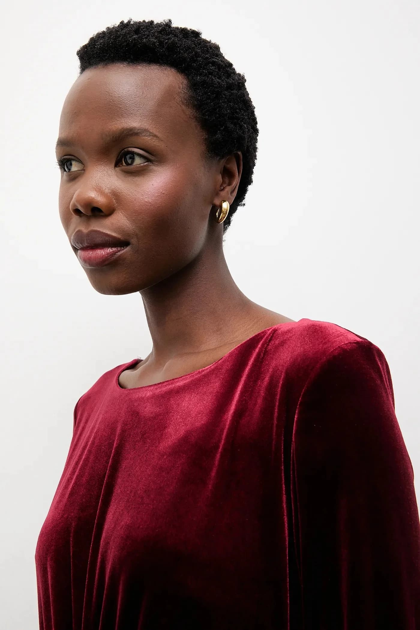 Велюровое платье - фото 6