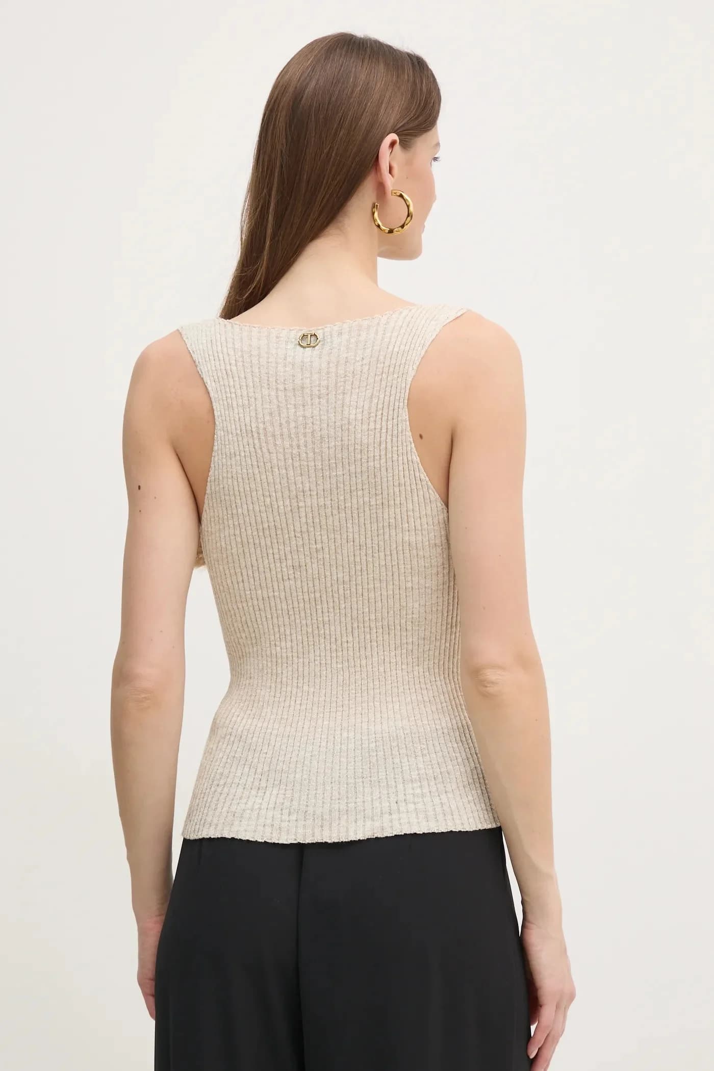 Топ из смесового льна - фото 3