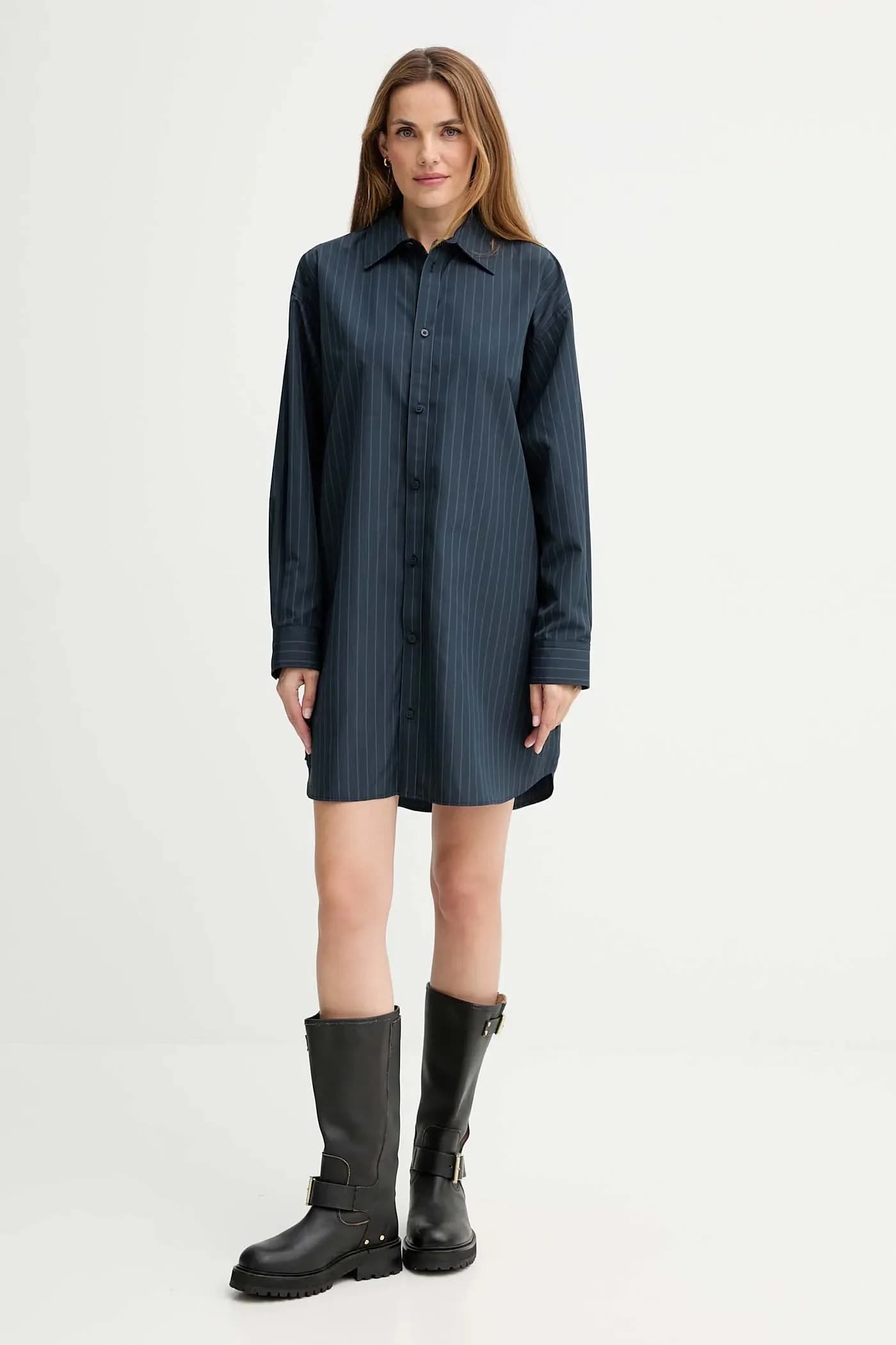 Тканое платье оверсайз - фото 2